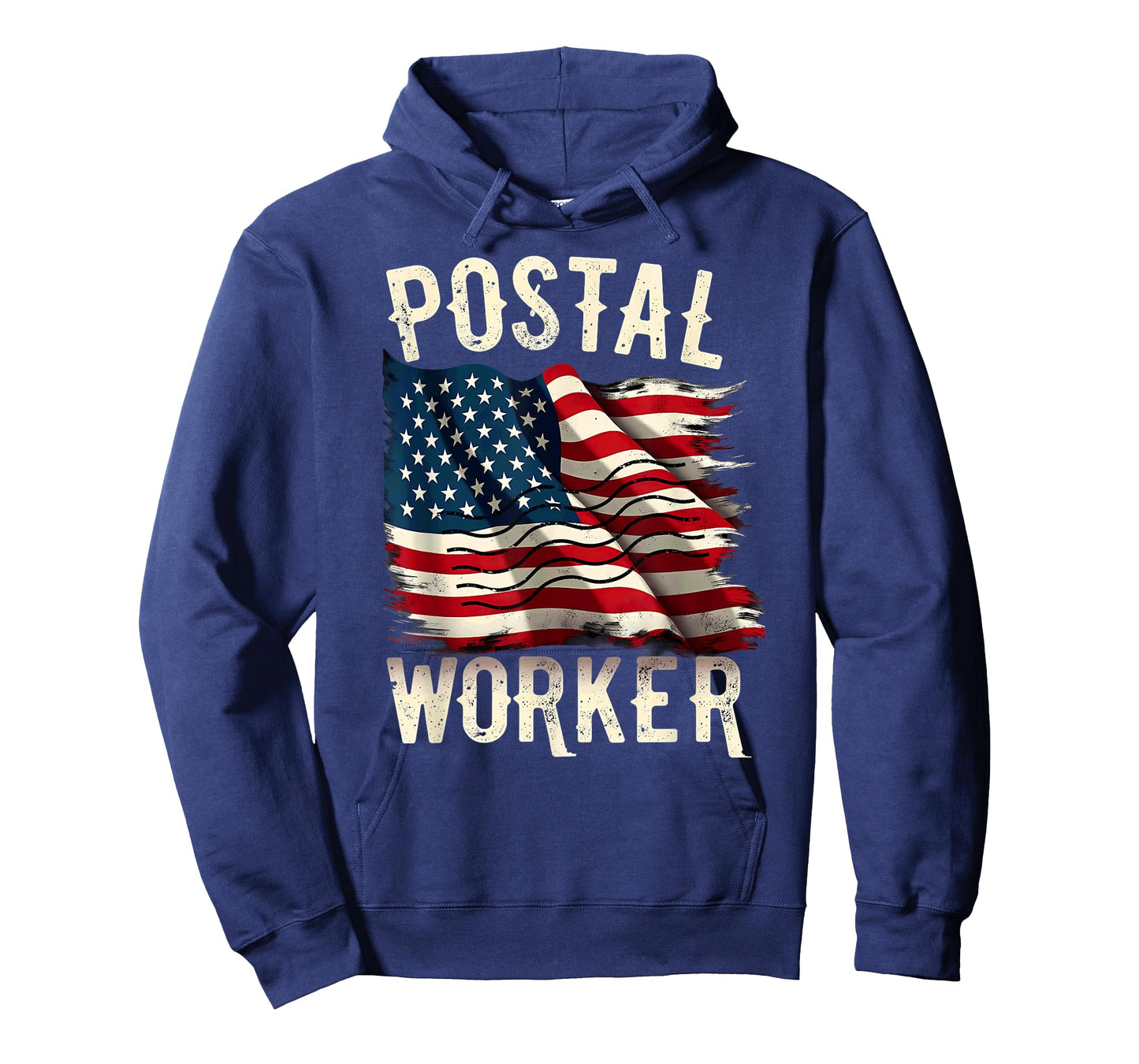 Patriotic American Flag Postal Worker T-Shirt