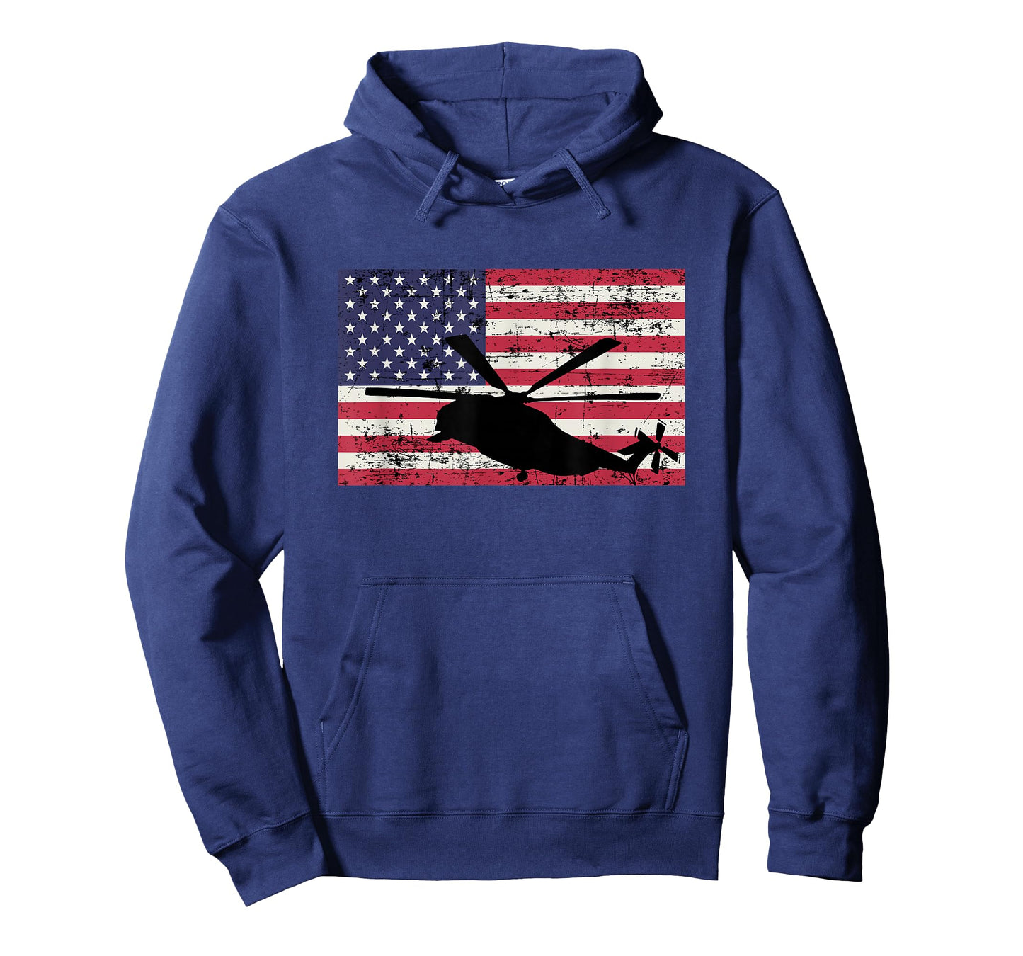 Patriotic CH-53 and MH-53 helicopter American flag T-Shirt