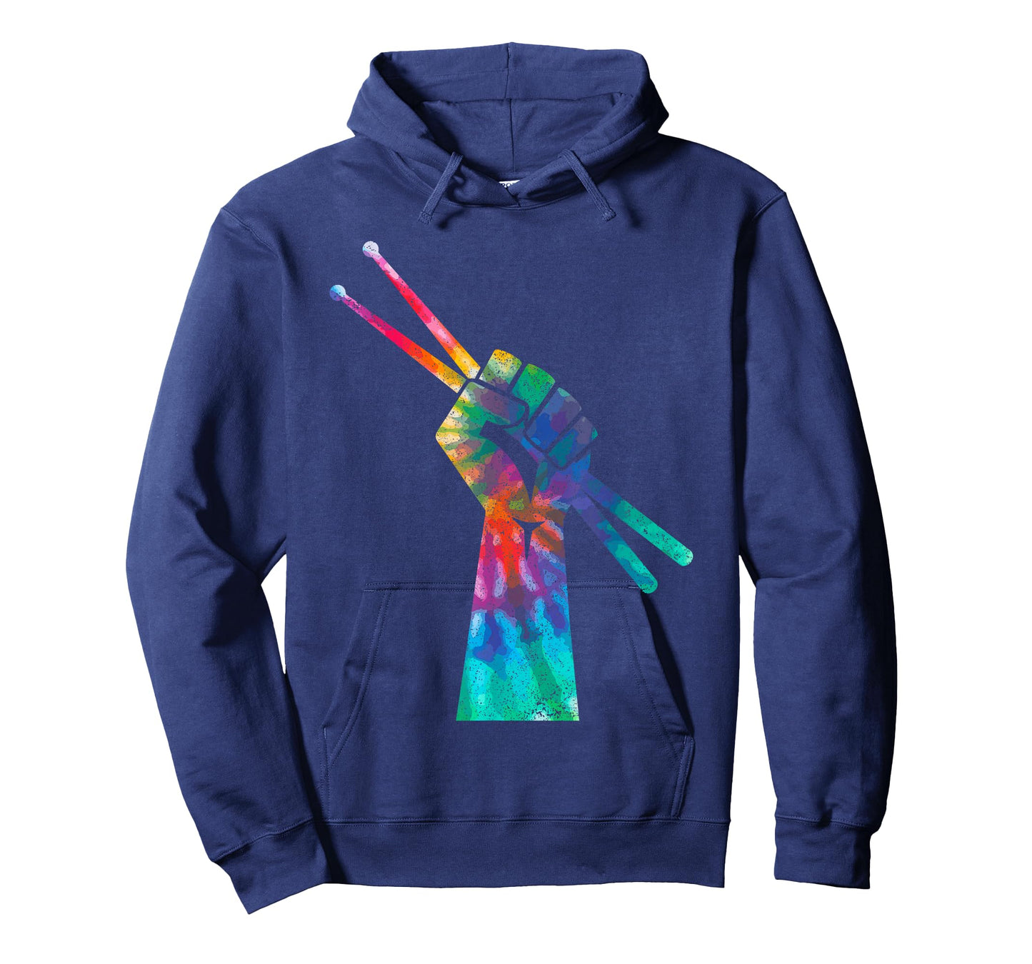 Drummer Drum Kit Tie Dye Hippie Drummer Gift T-Shirt