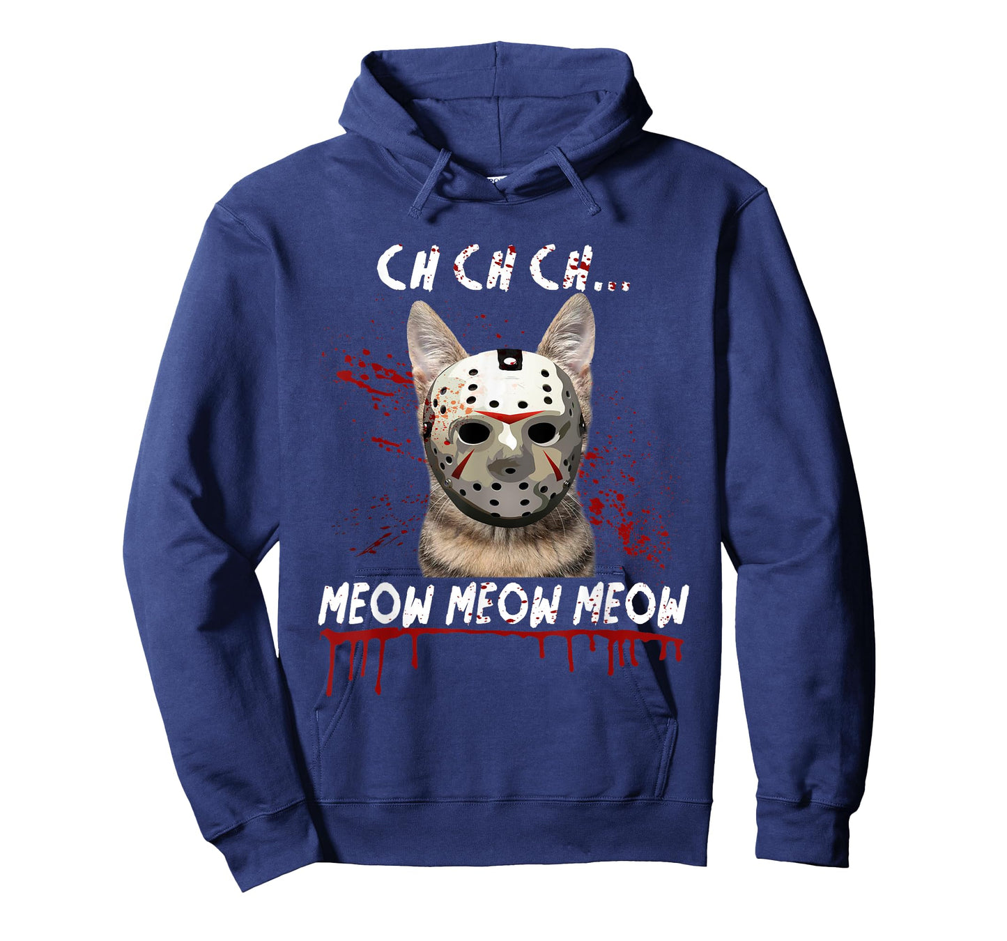 Ch Ch Ch Meow Meow Scary Friday Costume Halloween Cat T-Shirt for Men Women