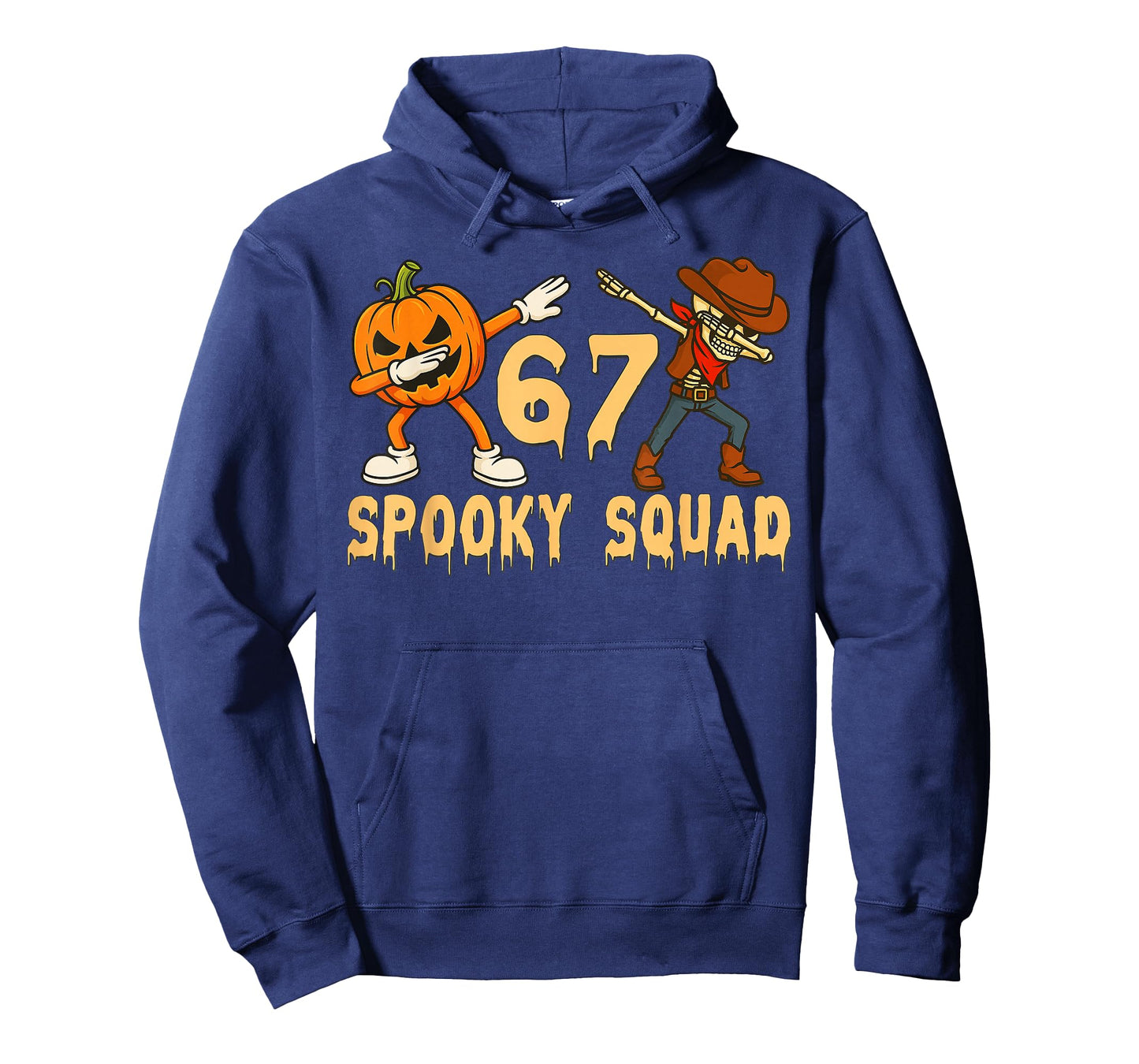Spooky Squad Pumpkin 67 Halloween Meme 6 7 Numbers Six Seven T-Shirt
