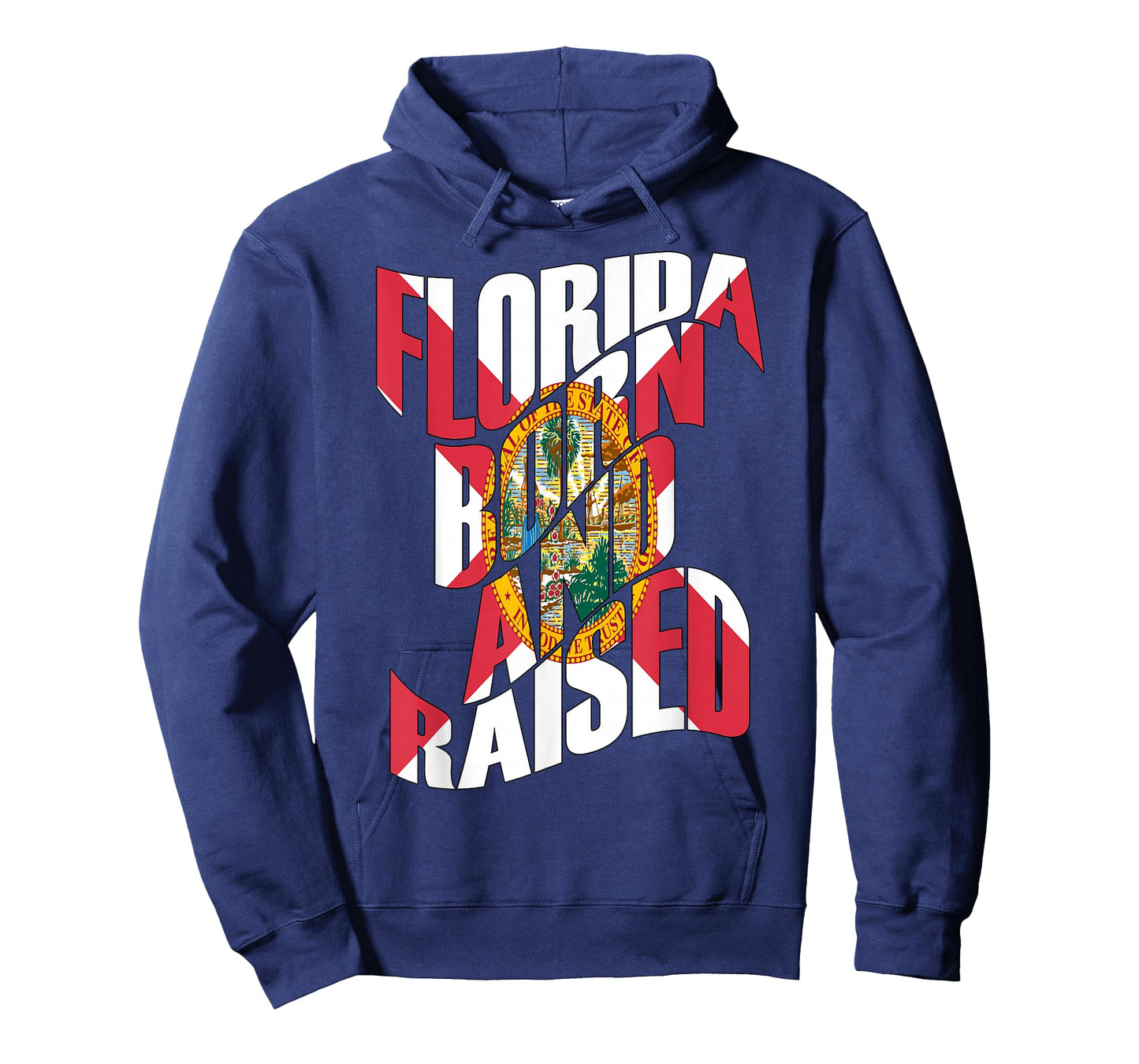 Florida Born and Raised Florida State Flag T-Shirt