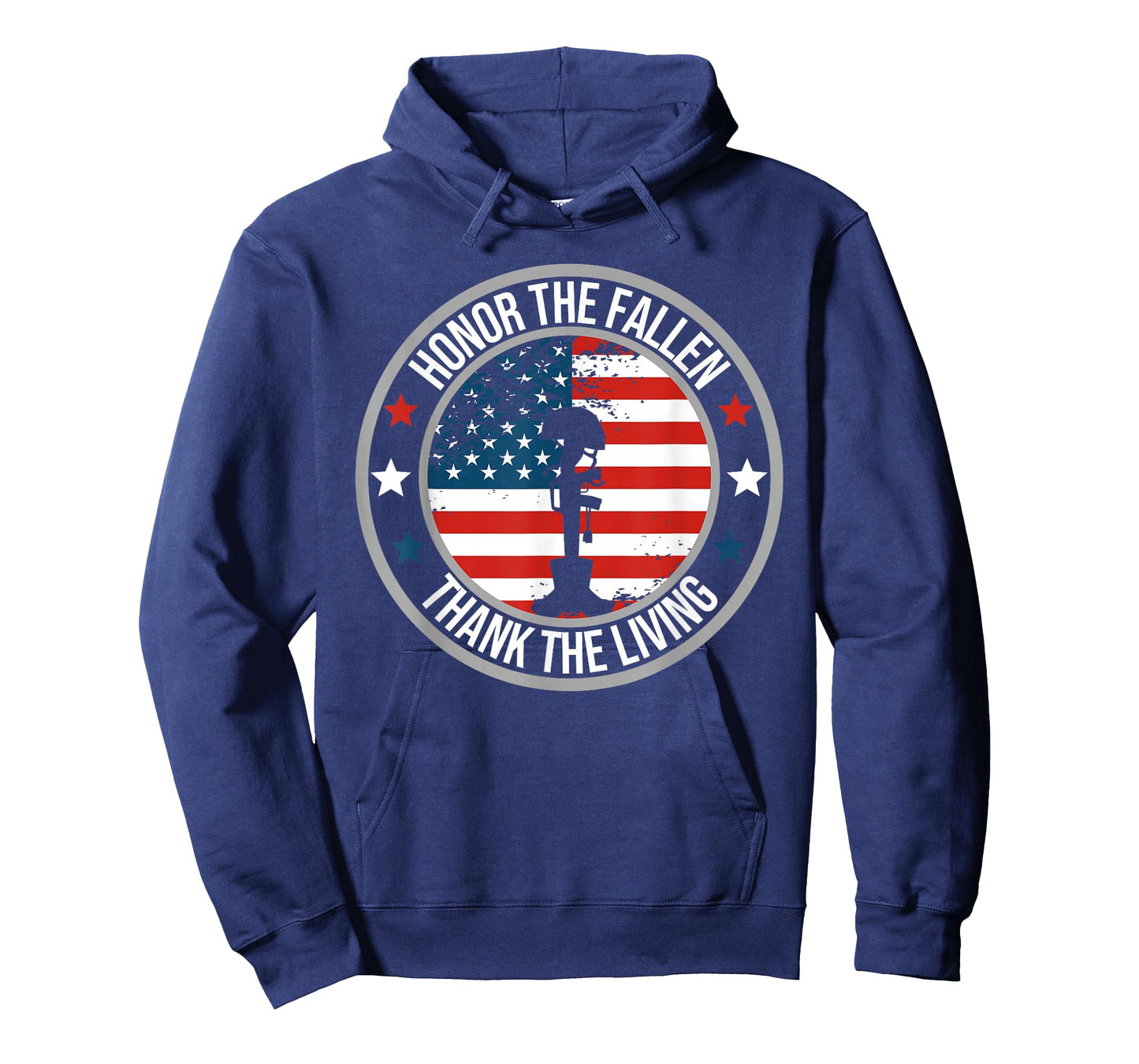 Honor The Fallen Thank The Living Memorial Day Veteran Flag T-Shirt