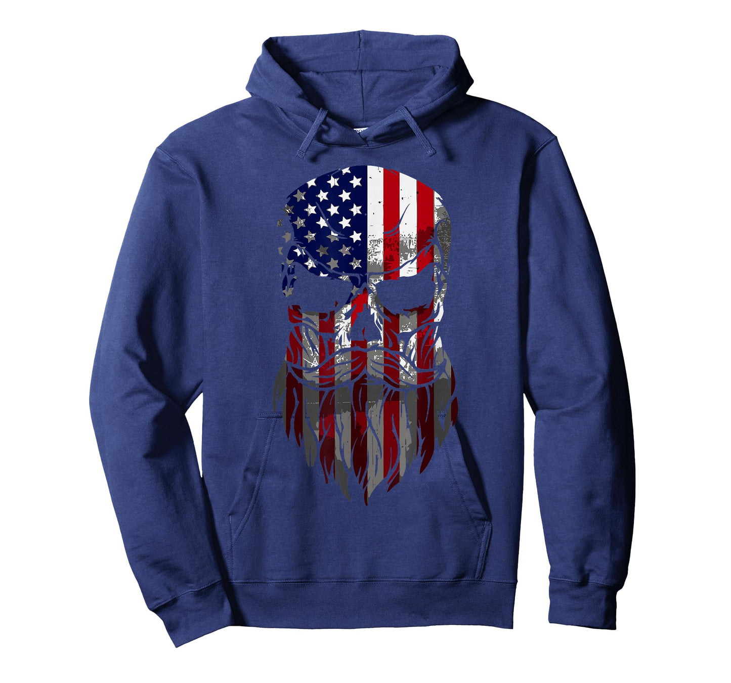 American Beard Skull Men's T-Shirt T-Shirt