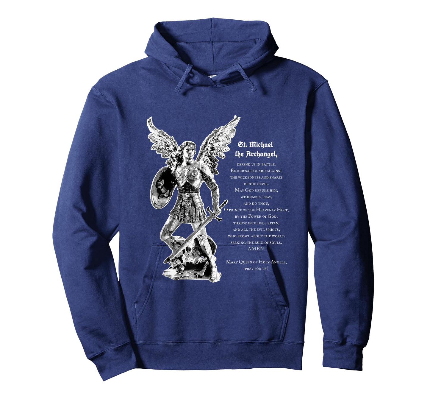 Prayer to St. Michael The Archangel Print Christian T-Shirt