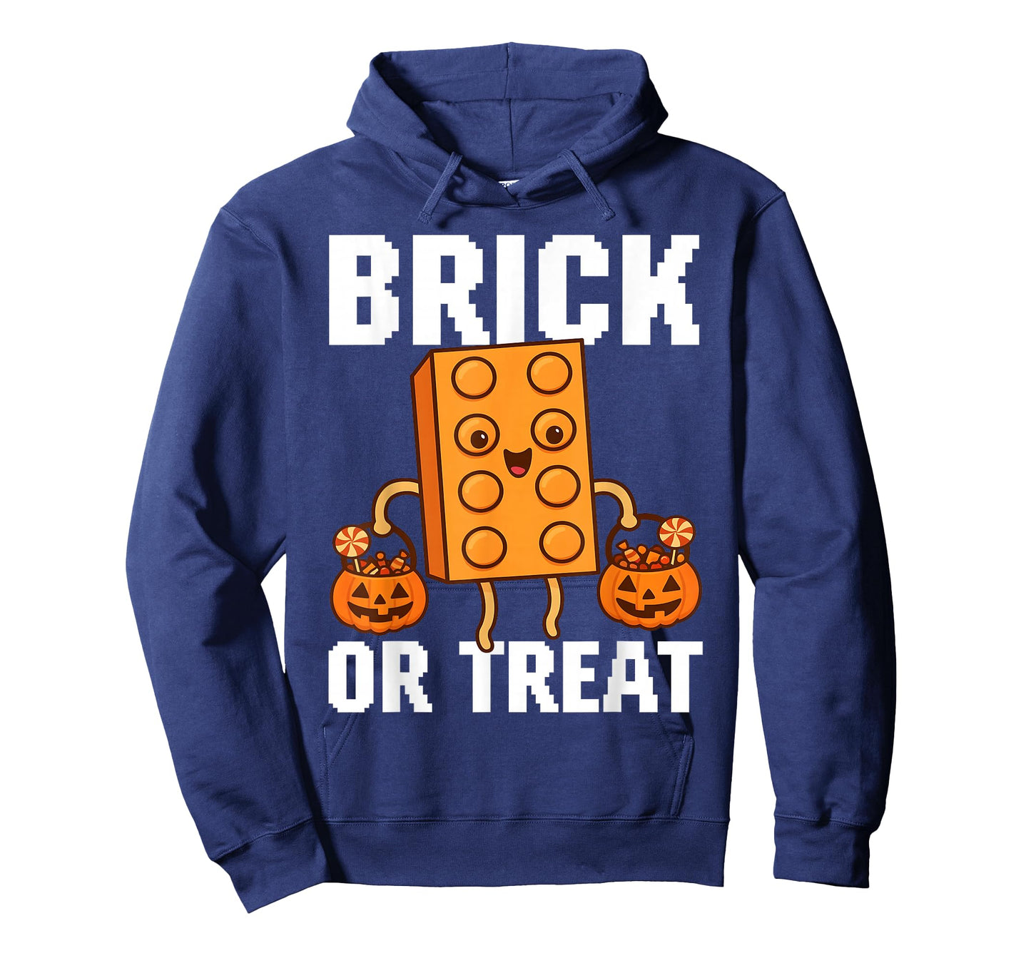 Brick Or Treat Halloween Master Builder Blocks Building Kids T-Shirt