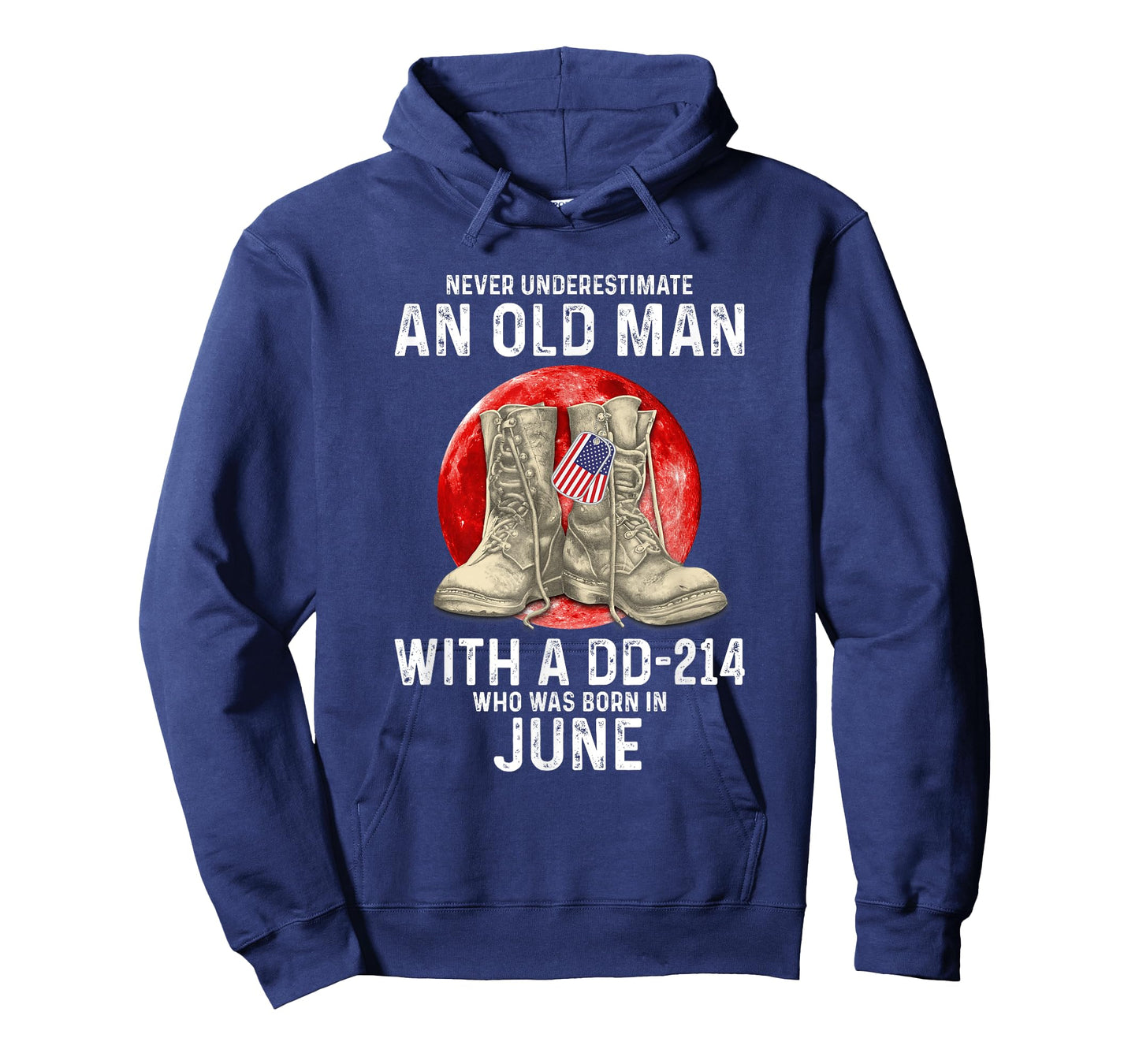 Never Underestimate An Old Man With A DD-214 June T-Shirt