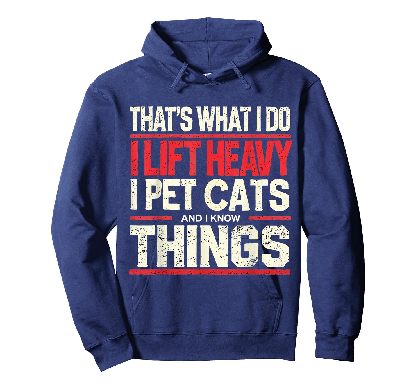 Funny Gym Workout Weightlifting Cat Animal Themed Quote T-Shirt for Men Women