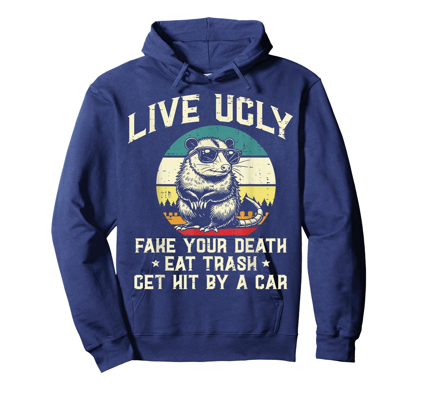 Opossum Live Ugly Fake Death Funny Possum Humor Men Women T-Shirt