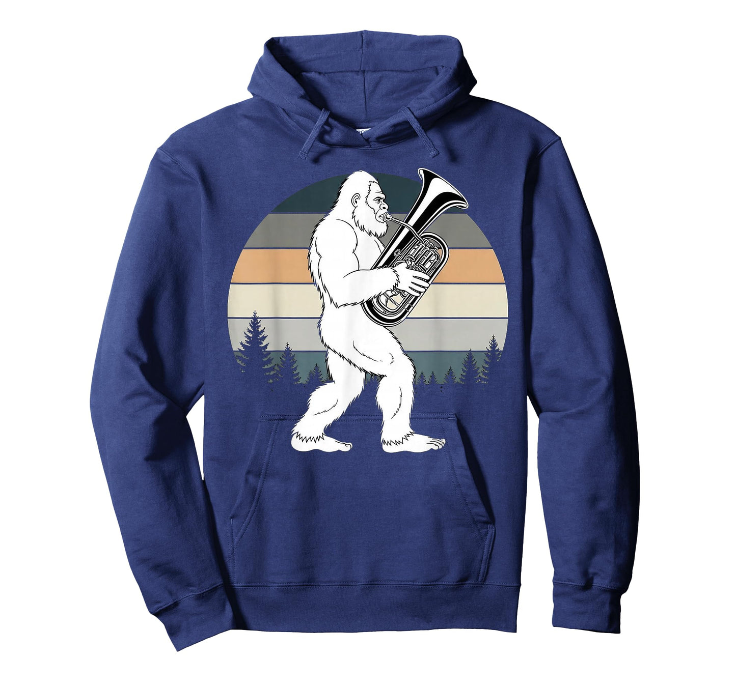 Bigfoot Euphoniumist Marching Band Baritone Euphonium T-Shirt