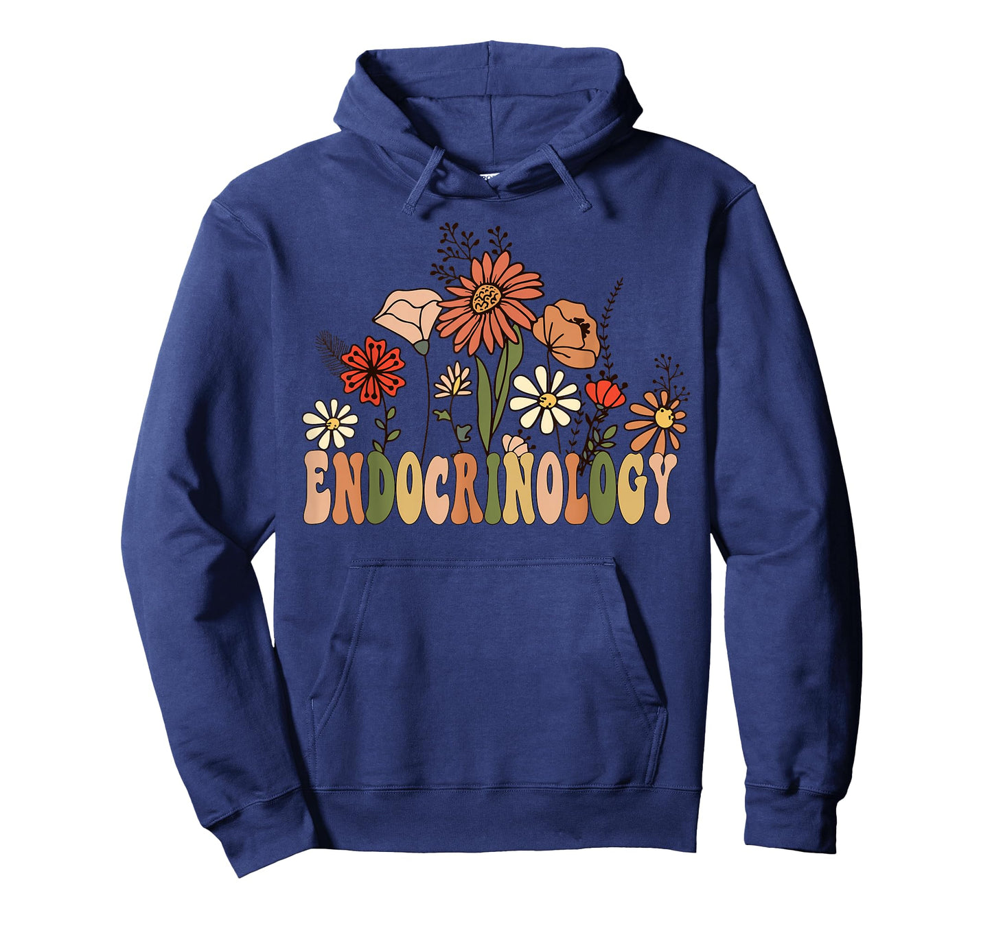 Retro Wildflower Endocrinology Nurse Endocrinologist Doctor T-Shirt