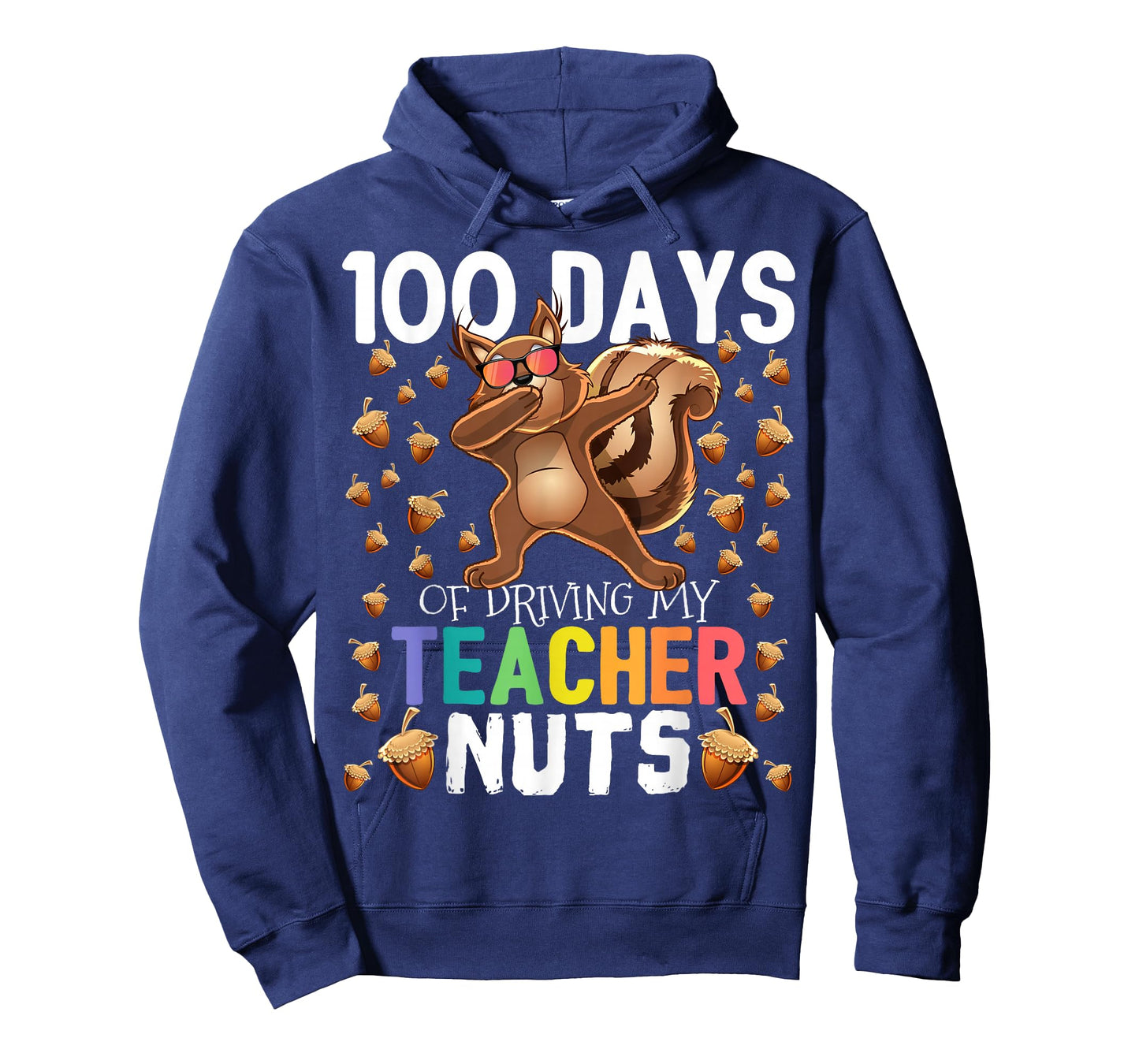 100 Days of Driving My Teacher Nuts Dabbing Squirrel School T-Shirt