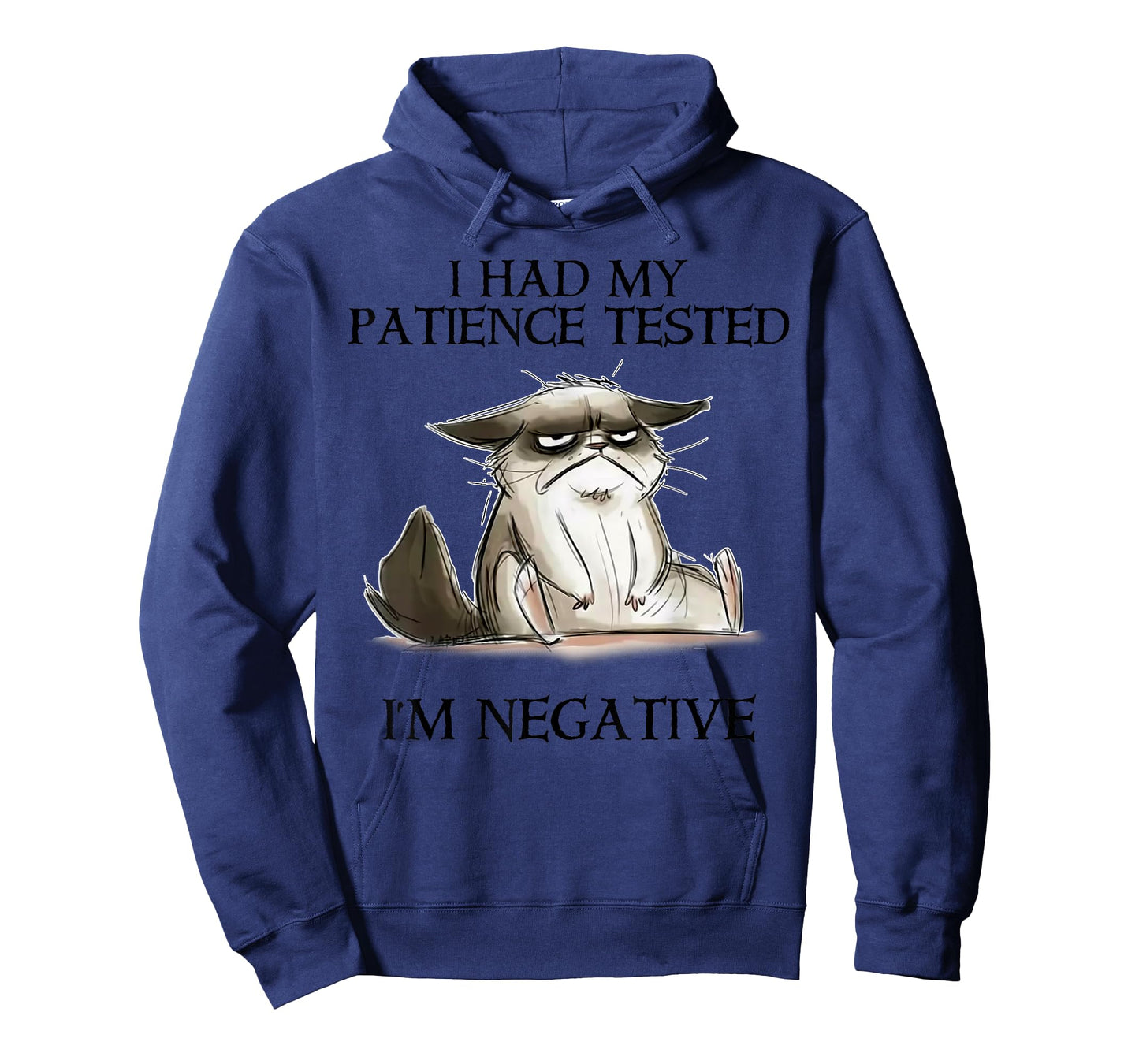 I Had My Patience Tested I'm Negative Cat Funny Men Women T-Shirt