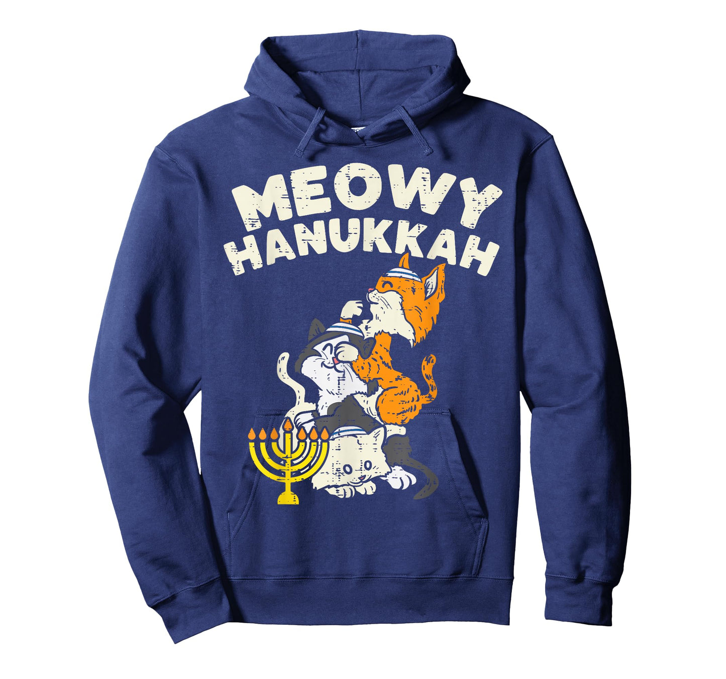 Meowy Hanukkah Cats Kitten Cute Hanukkah Pajamas Chanukah PJ T-Shirt