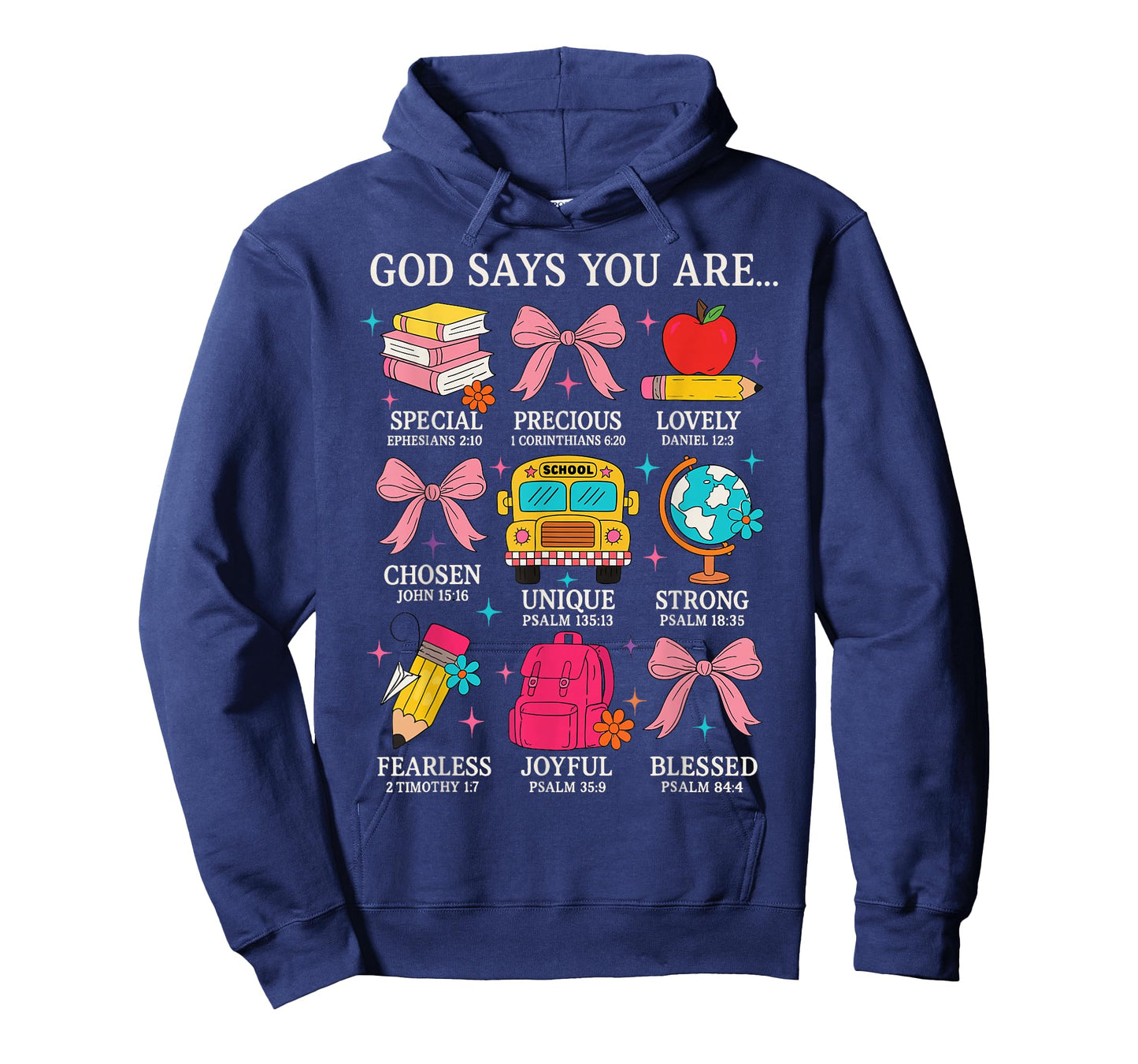 Teacher Christian God Says I Am Faith Religious Bible Verse T-Shirt