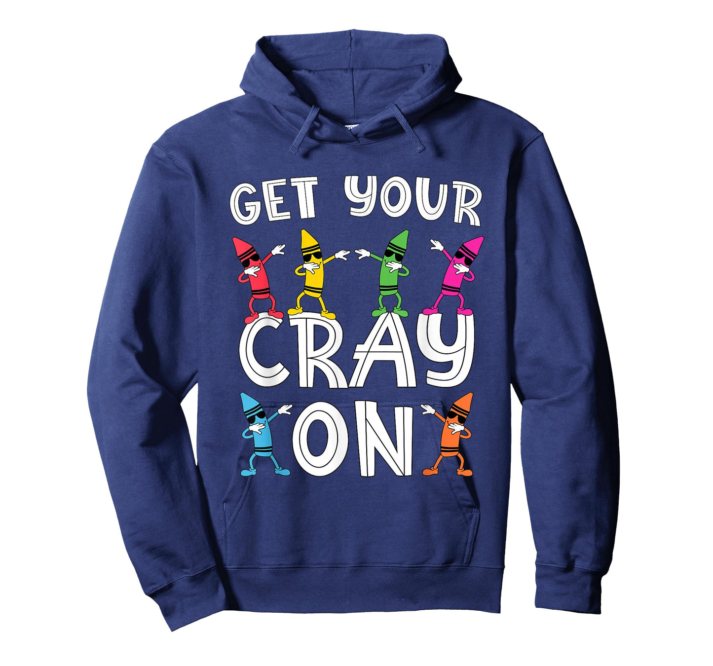 Teacher's "Get Your Cray On" Funny Dabbing Crayons T-Shirt