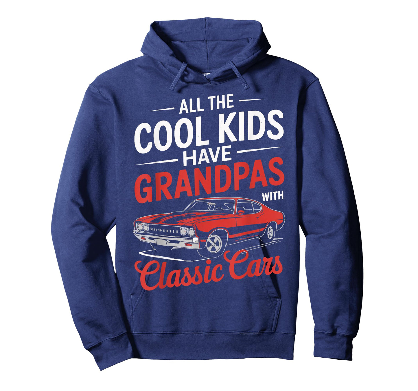 All the Cool Kids Have Grandpas with Classic Cars Vintage T-Shirt