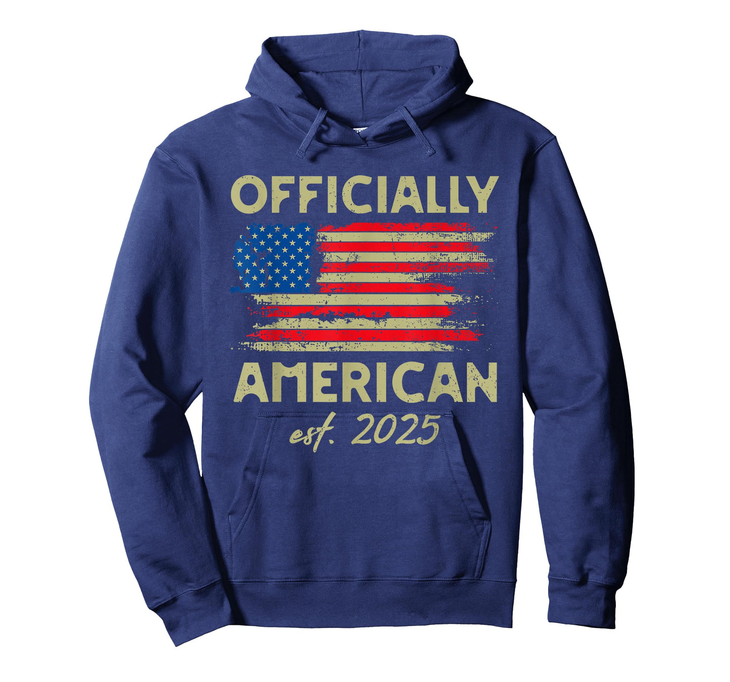 Officially American USA Citizenship New US Citizen Est 2025 T-Shirt