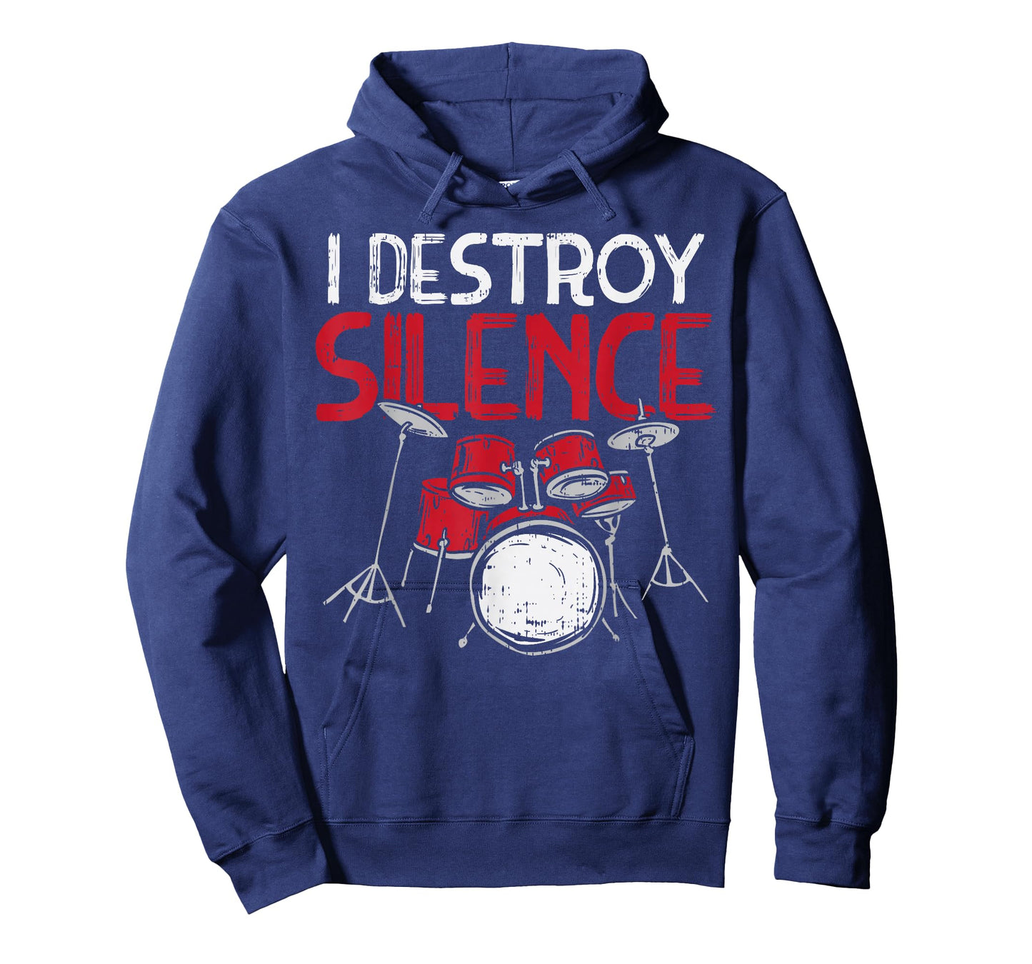 I Destroy Silence Drums Drumming Drummer Percussionist Gift T-Shirt