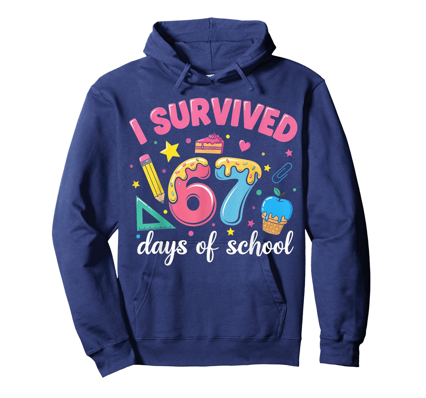 I Survived 67 Days of School Funny Meme Teacher Student T-Shirt