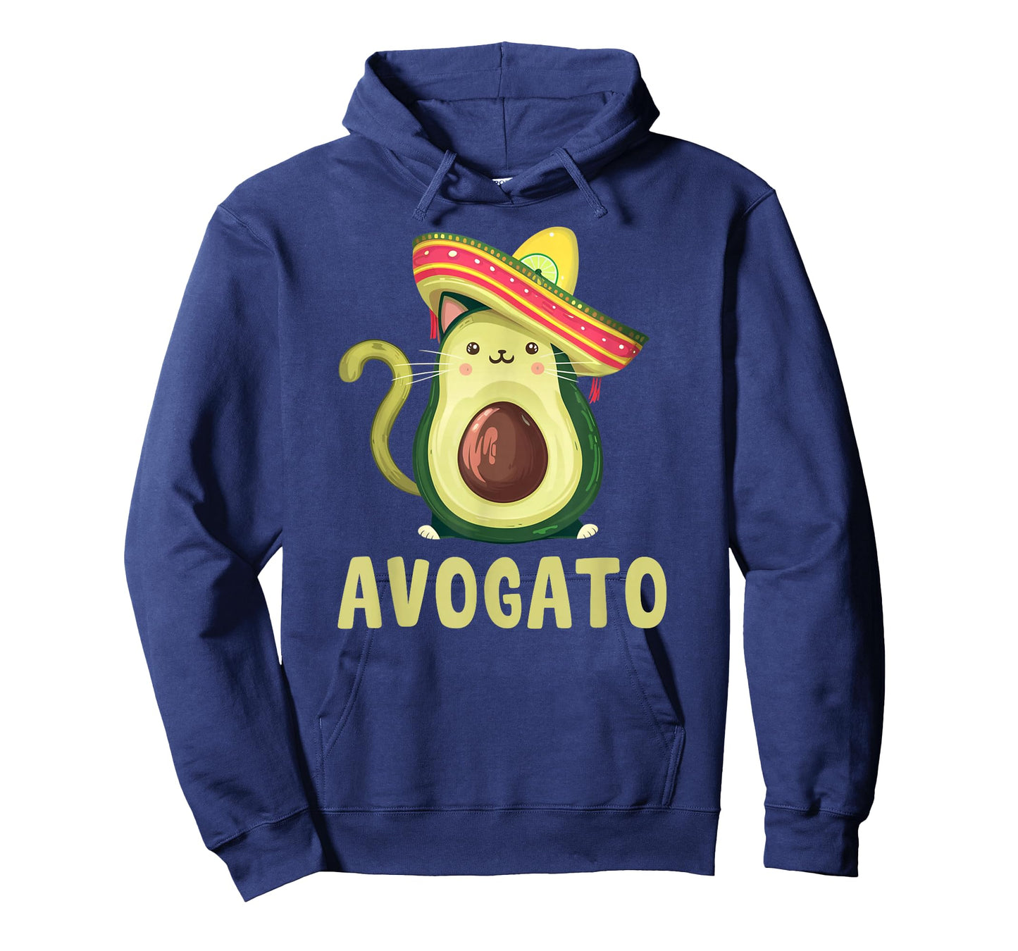 Cute Avogato Funny Cinco de Mayo Cat Avocado Kids Women Men T-Shirt