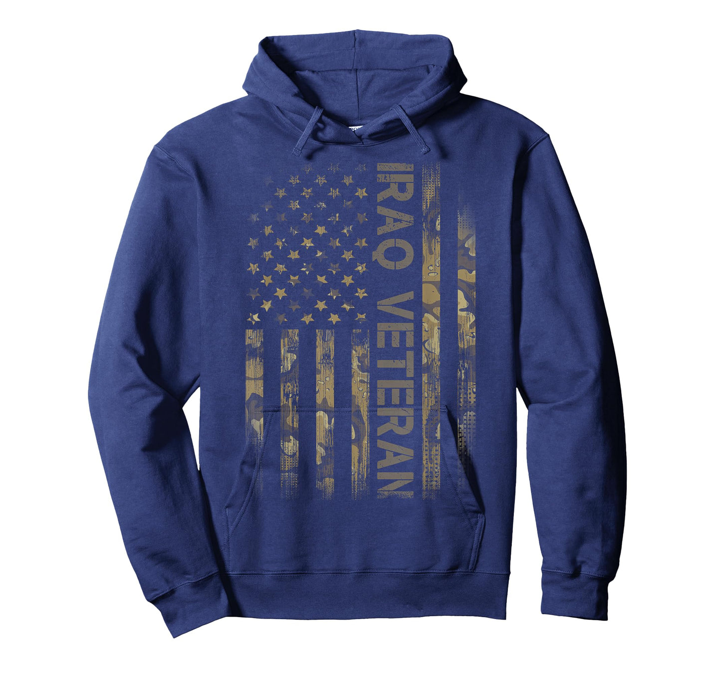 Vintage America Camo Flag Iraq Veteran Camouflage T-Shirt