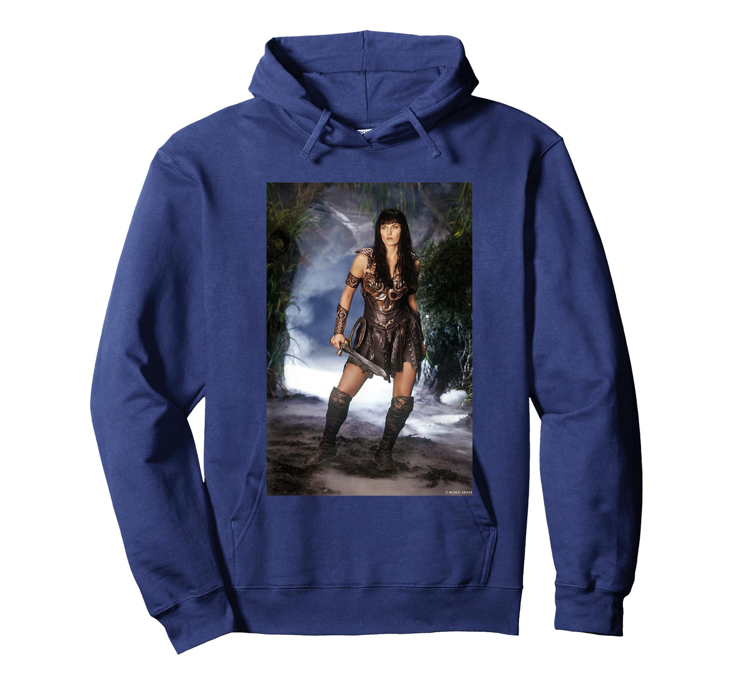 Xena Warrior Princess Lucy Lawless by Michael Grecco T-Shirt