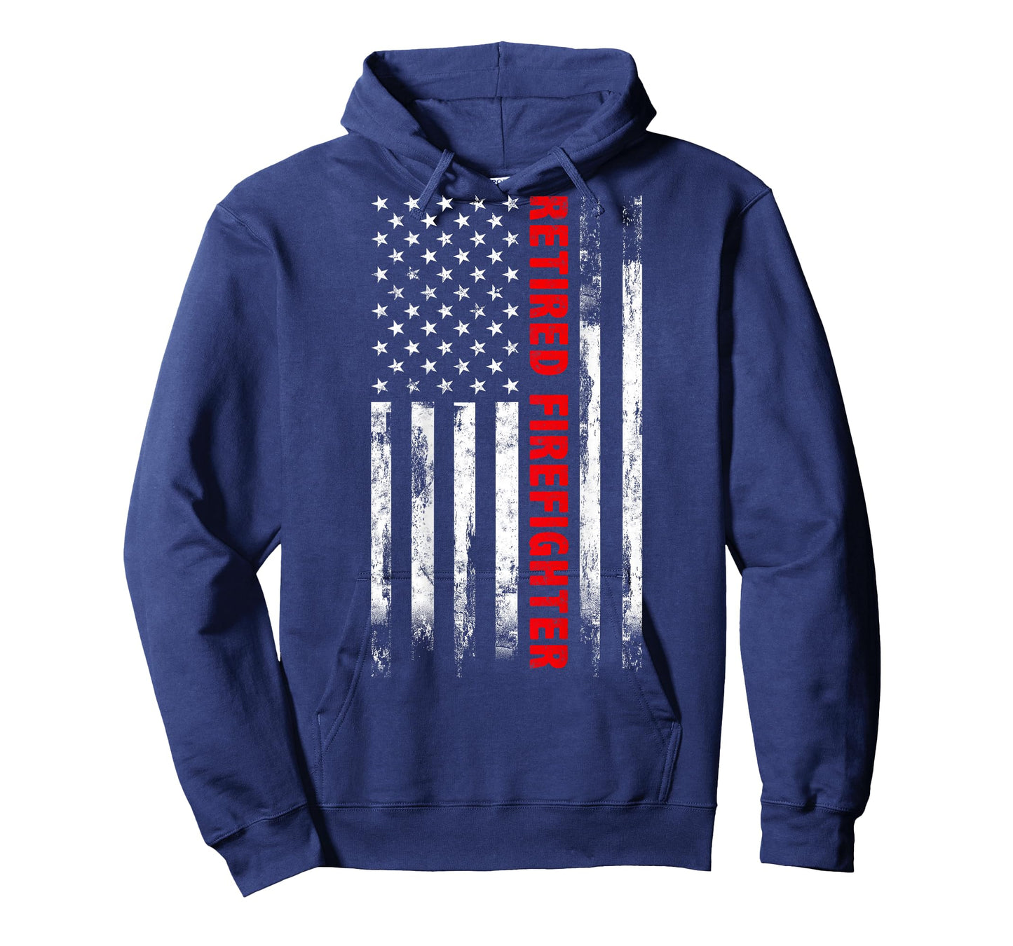 Retired Firefighter Thin Red line American flag Gift Fireman T-Shirt