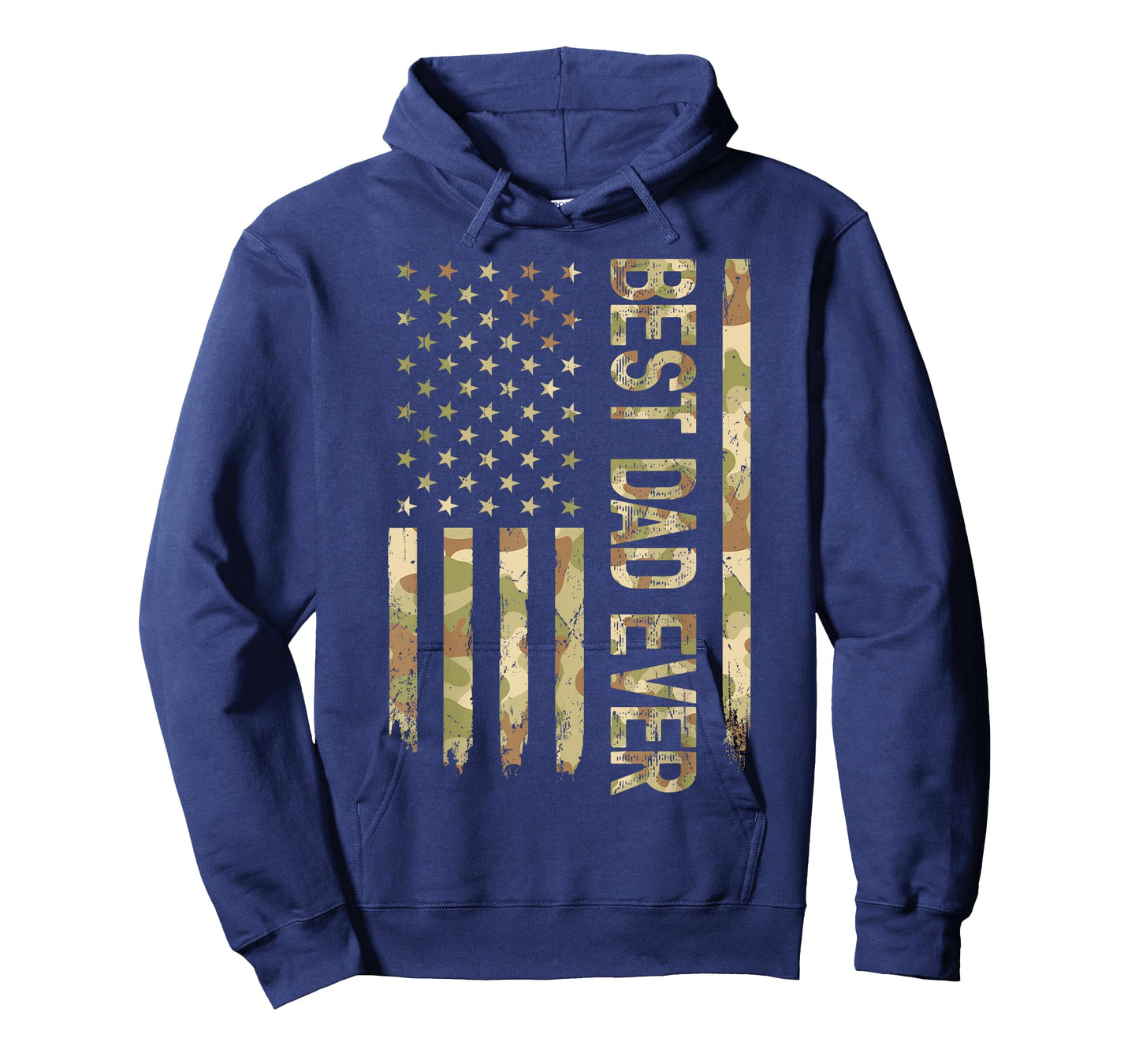 Best Dad Ever US American Flag Camo Father's Day T-Shirt