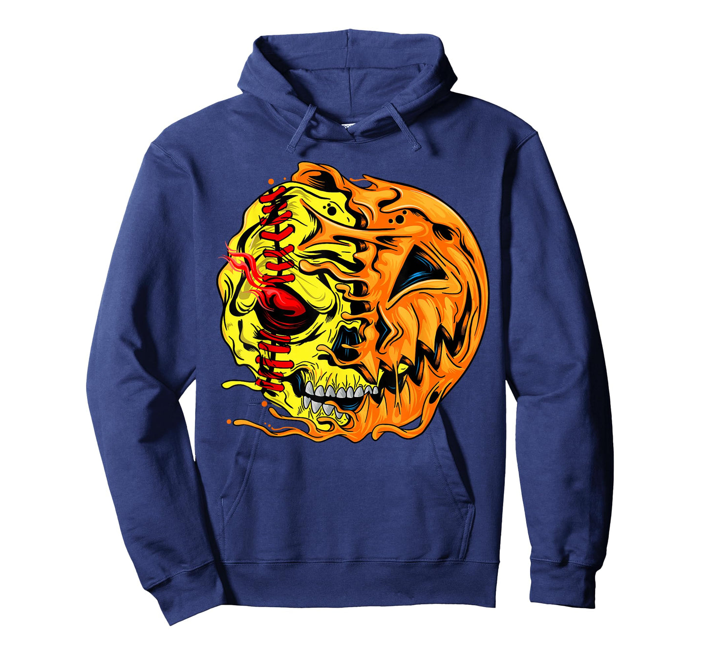 Softball Player Halloween Pumpkin Skeleton, Skull Kids Girls T-Shirt