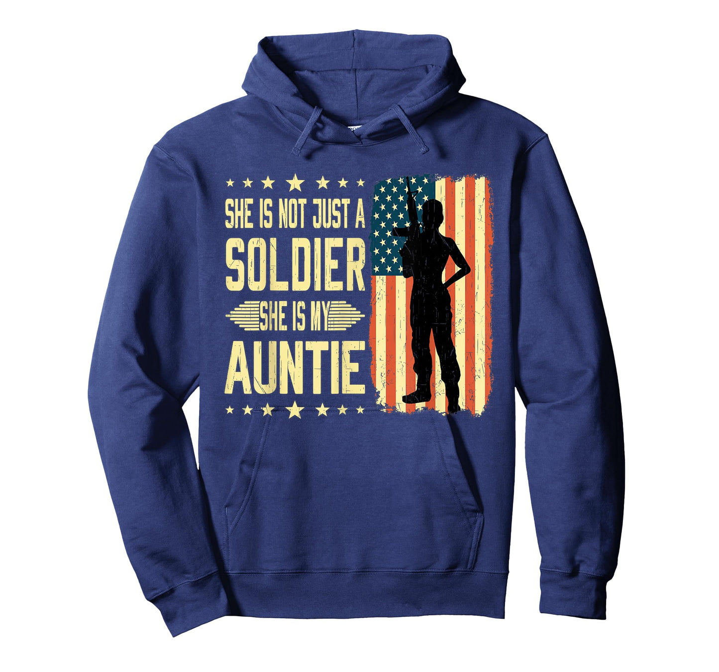 My Auntie Is A Soldier Hero Proud Army Nephew Niece Gifts T-Shirt