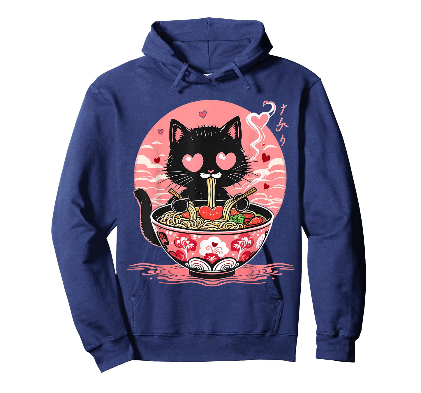 Kawaii Cat Ramen Anime Noodles Lover Japanese Aesthetic T-Shirt