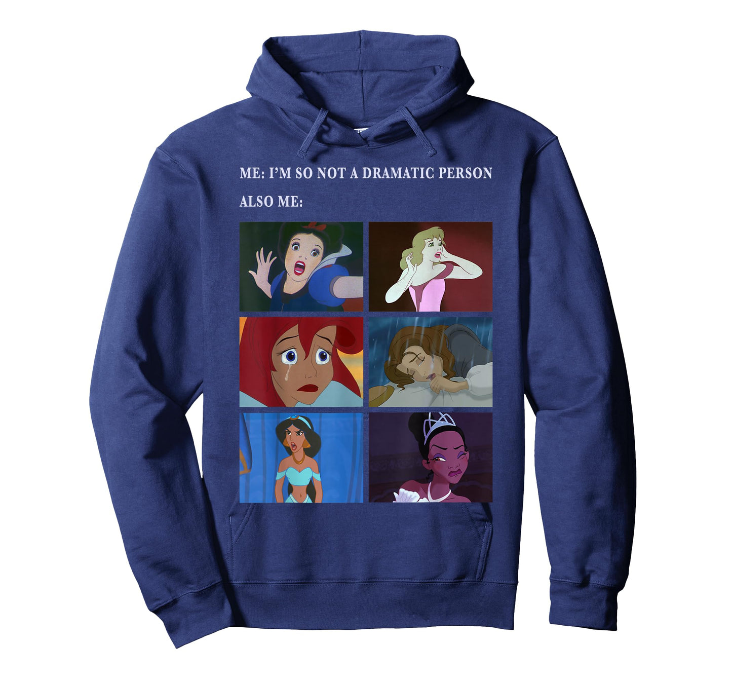 Disney Princess Not Dramatic Meme Panel T-Shirt Small
