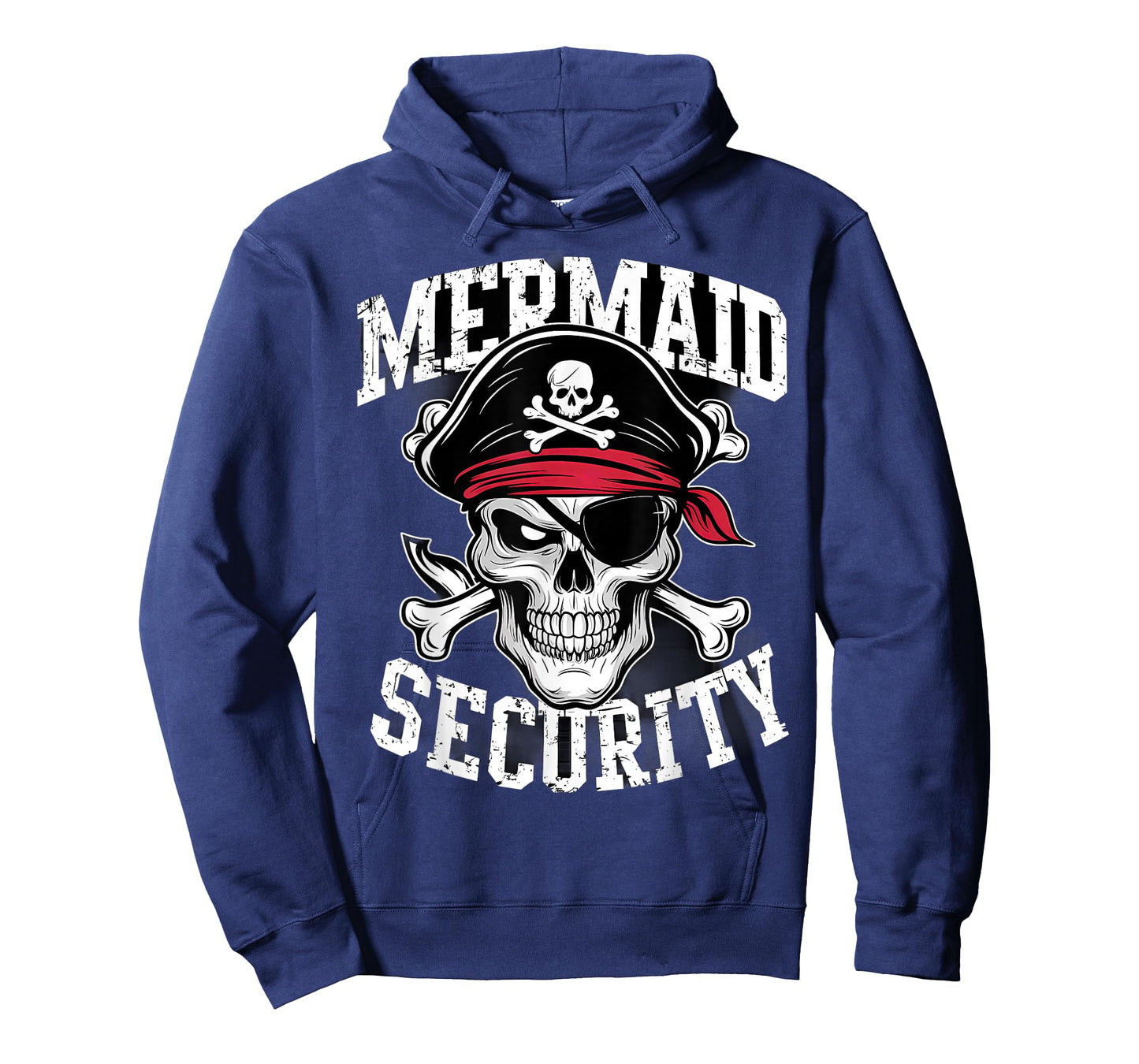 Mermaid Security Pirate Dad Brother Halloween T-Shirt