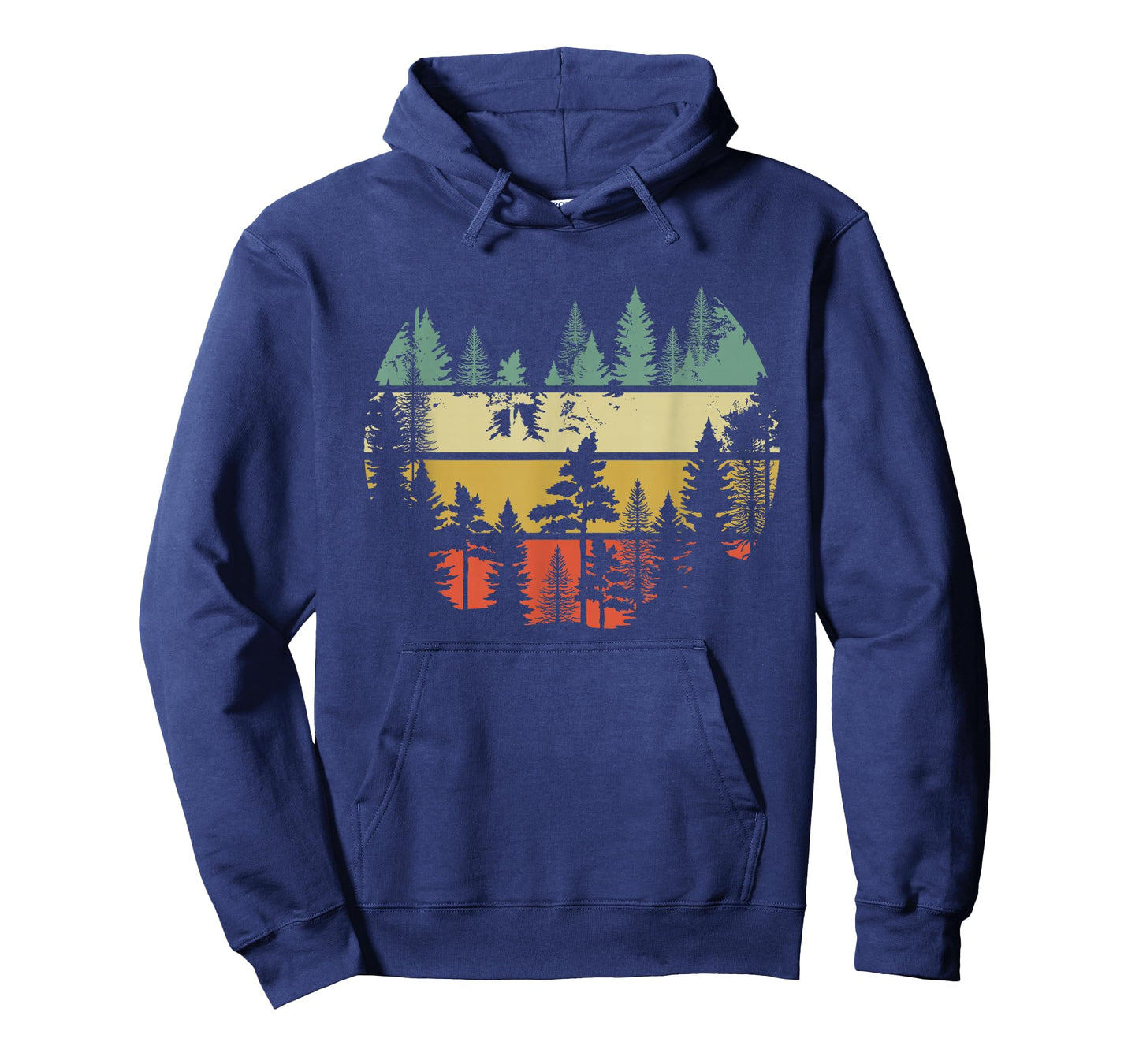 Trees Outdoors Nature Wildlife Retro Forest T-Shirt