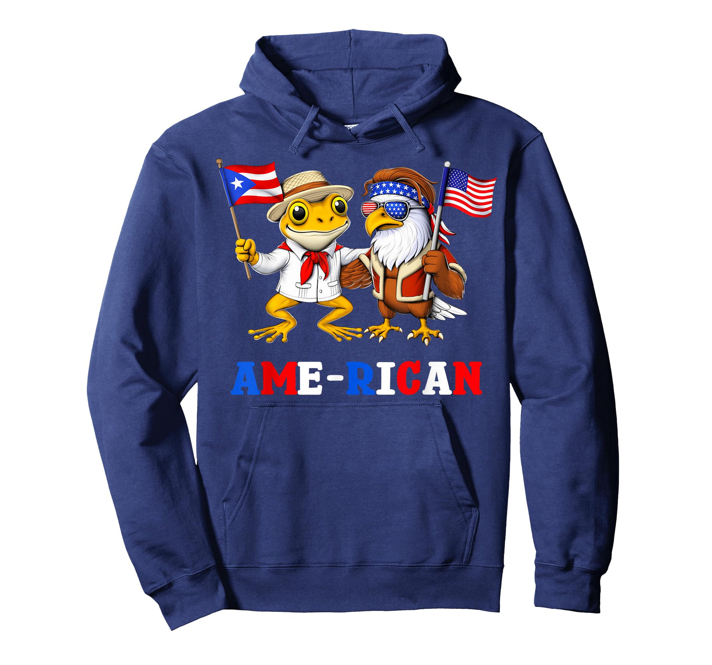 American Puerto Rican Proud Boricua Puerto Rico USA Flag T-Shirt