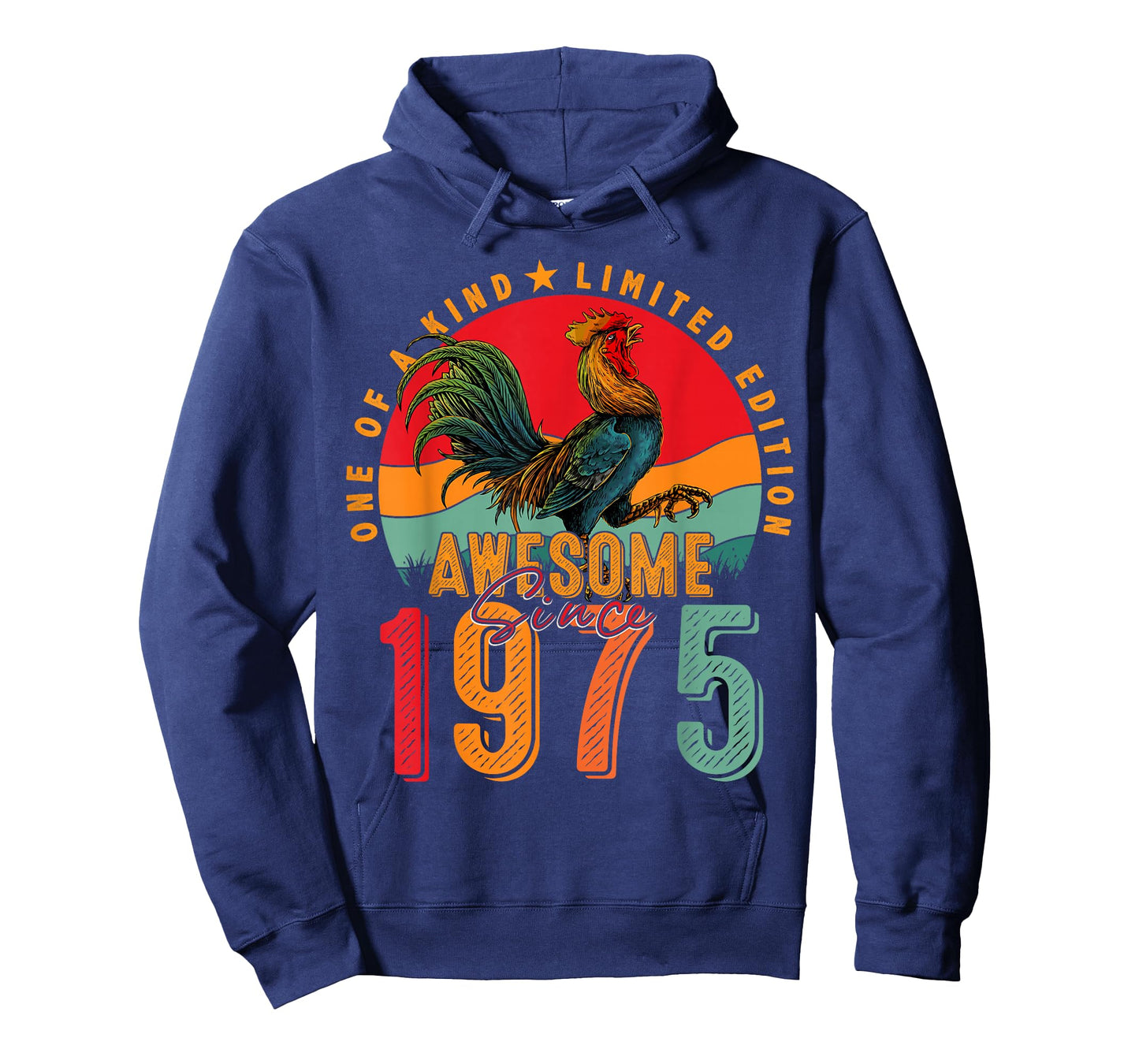 50th Birthday Chicken Awesome Since 1975 Farmer 50 Years Old T-Shirt