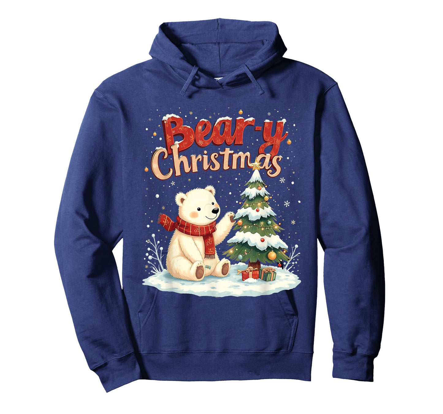 Bear-y Christmas Cute Polar Bear Holiday Pun Gift T-Shirt