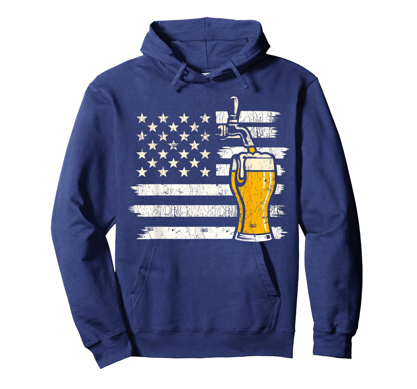 Beer American Flag USA T-Shirt