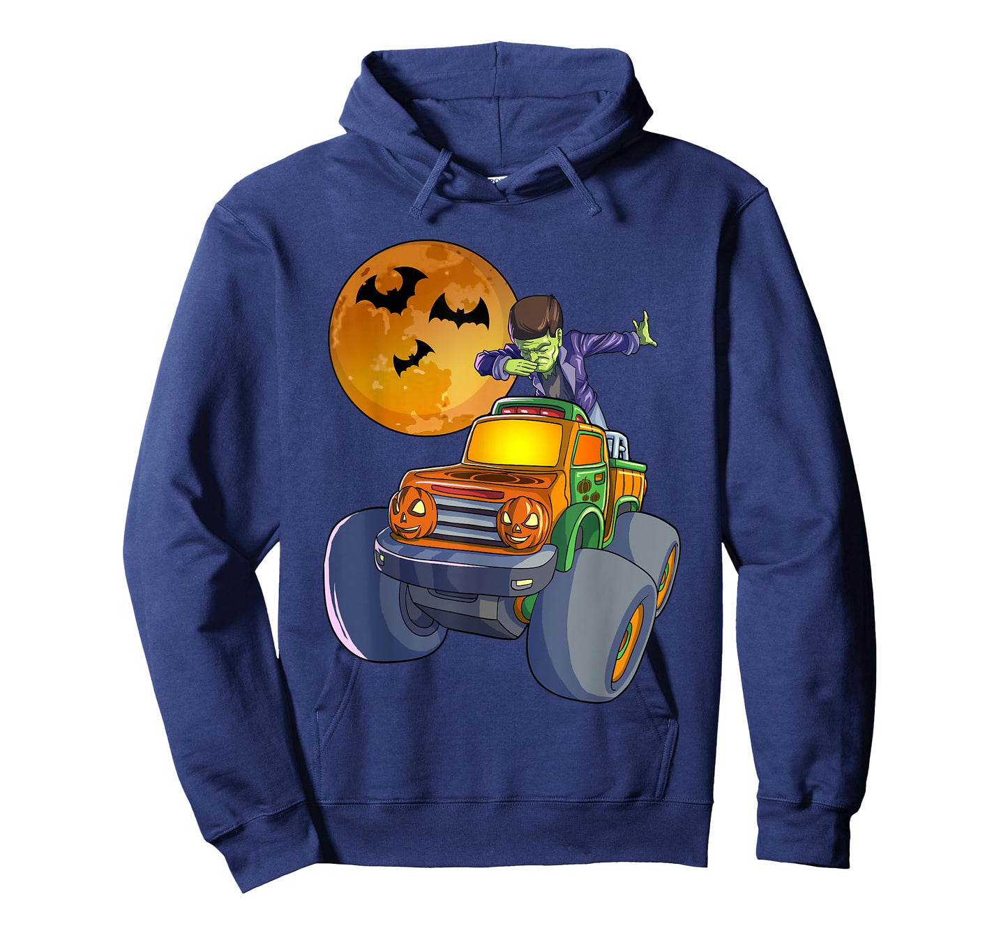 Dabbing Frankenstein Halloween Monster Truck Halloween T-Shirt