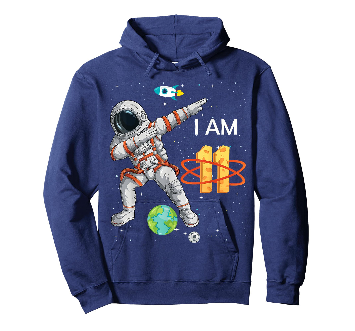 11 Years Old Birthday Boy Astronaut Space 11th B-Day T-Shirt