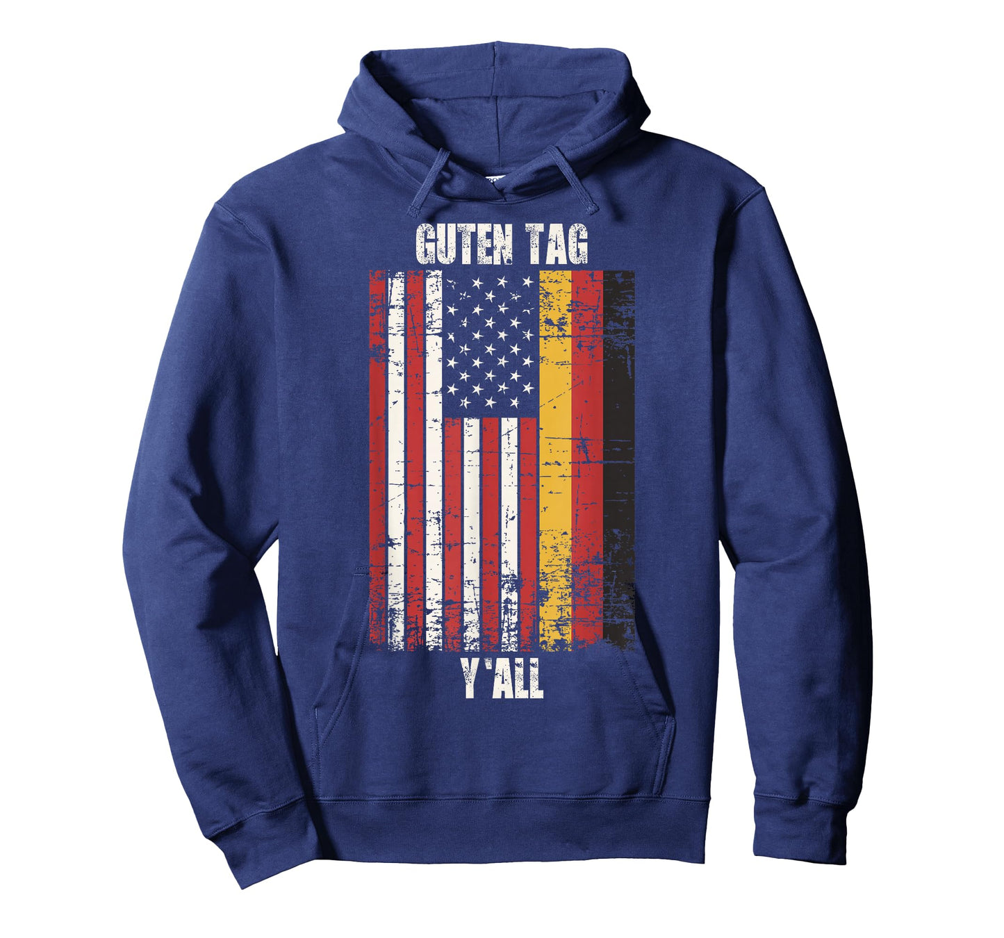 Patriotic Vintage German American Flag Guten Tag Y'all T-Shirt