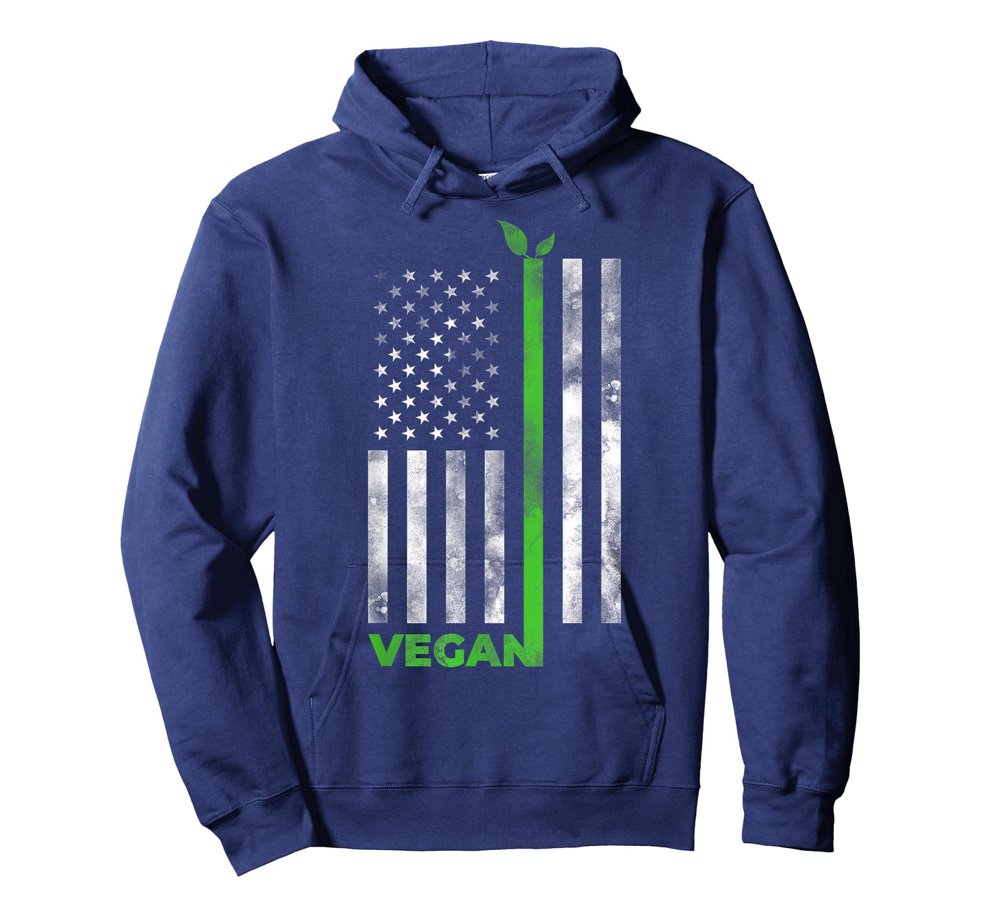 Vegan USA American Flag T-Shirt | Vegetarian Farming Shirt T-Shirt for Women Men