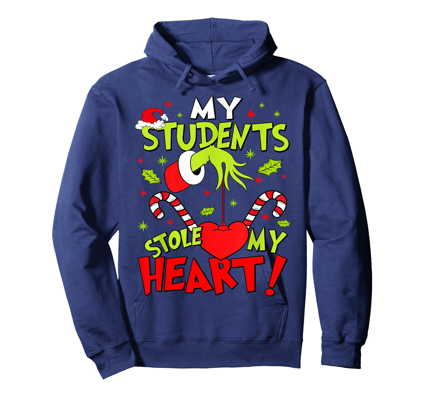 My Students Stole My Heart Teacher Holiday Merry Christmas T-Shirt