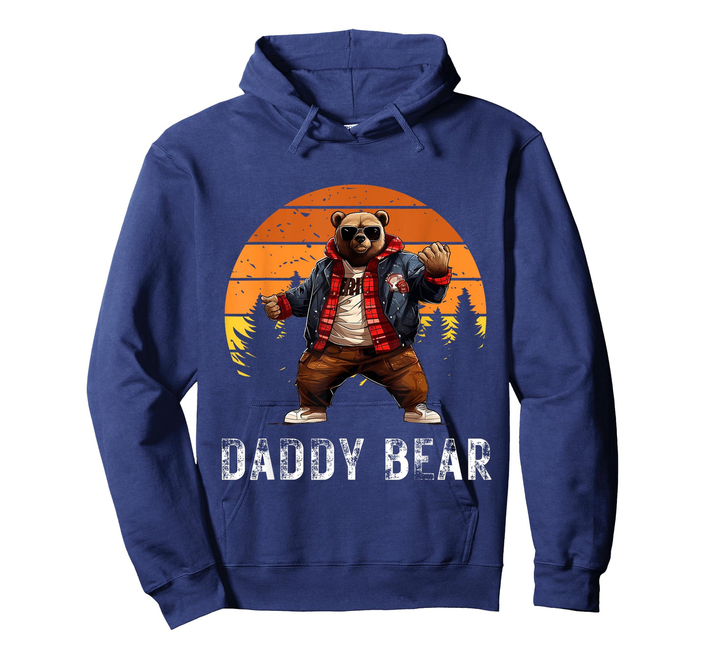 Daddy Bear Papa Bear Best Idea Fathers Day Retro Cozy Humor T-Shirt