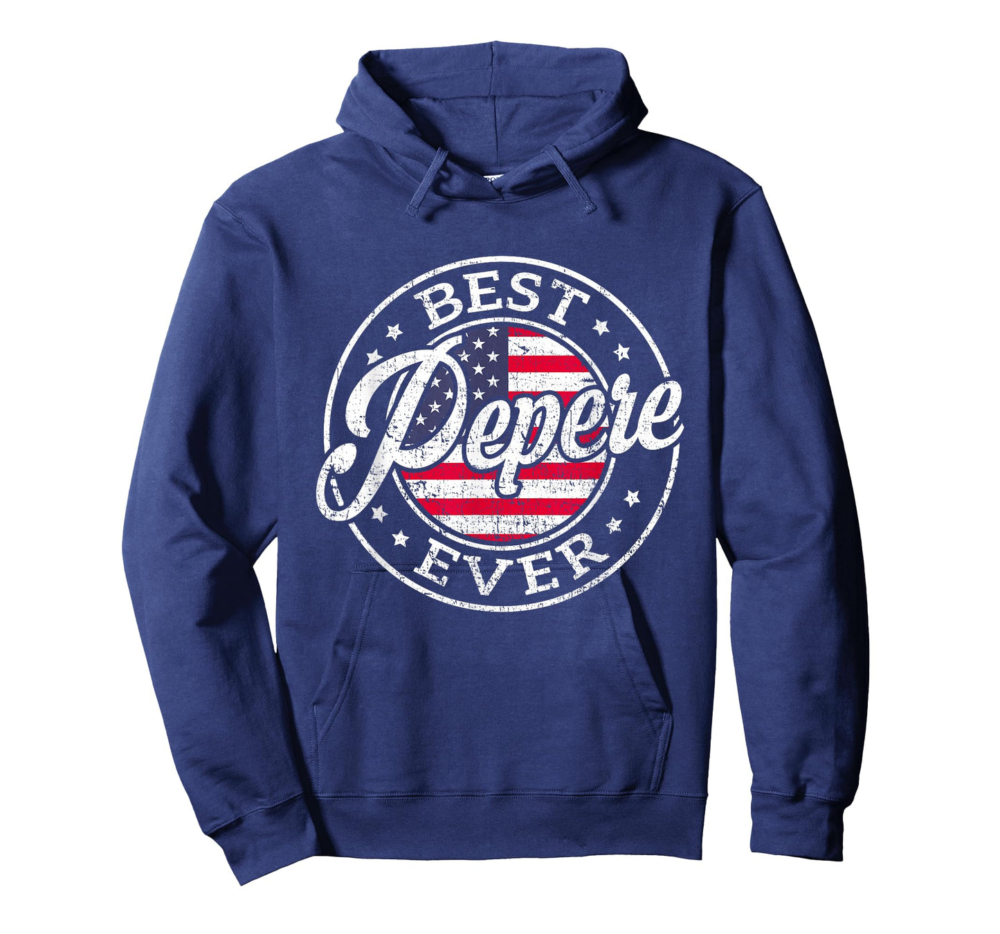 Best Pepere Ever USA Flag Fathers Day Family T-Shirt