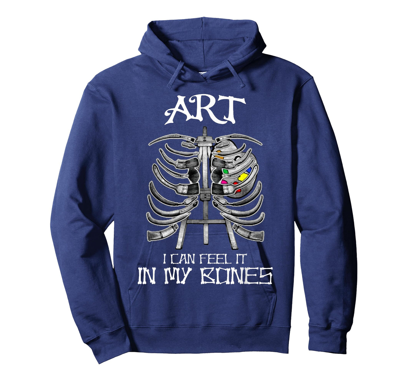 Art Teachers I Can Feel It in My Bones Art Bones Halloween T-Shirt