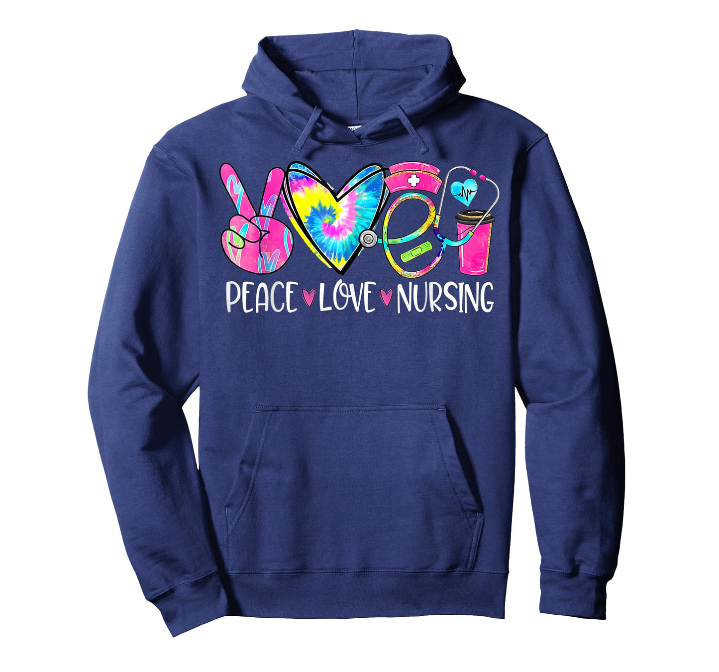 Peace Love Nursing Stethoscope Nurse Life Nurse Week 2024 T-Shirt