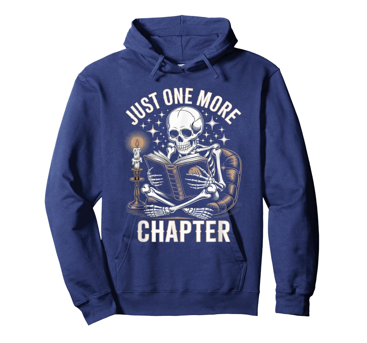 One More Chapter Skeleton Reading Books Lovers Readers T-Shirt