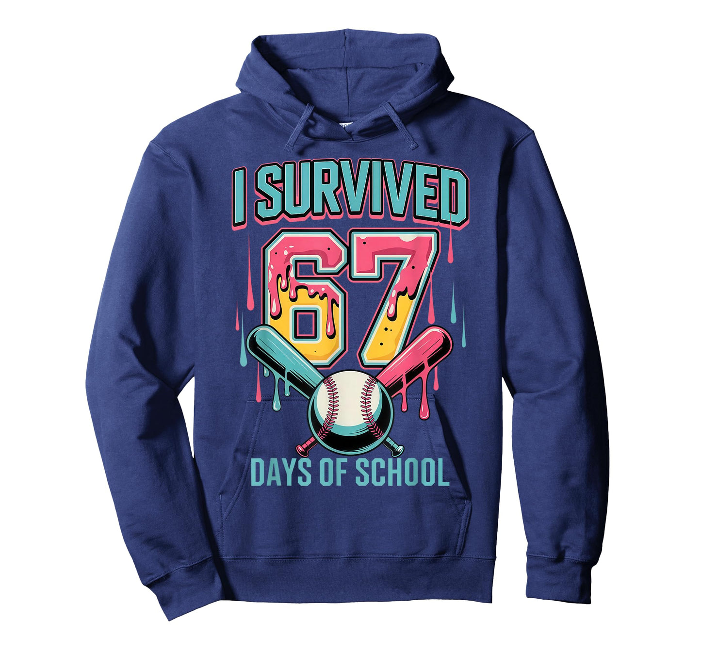 I Survived 67 Days of School Funny Six Seven Meme Teacher T-Shirt